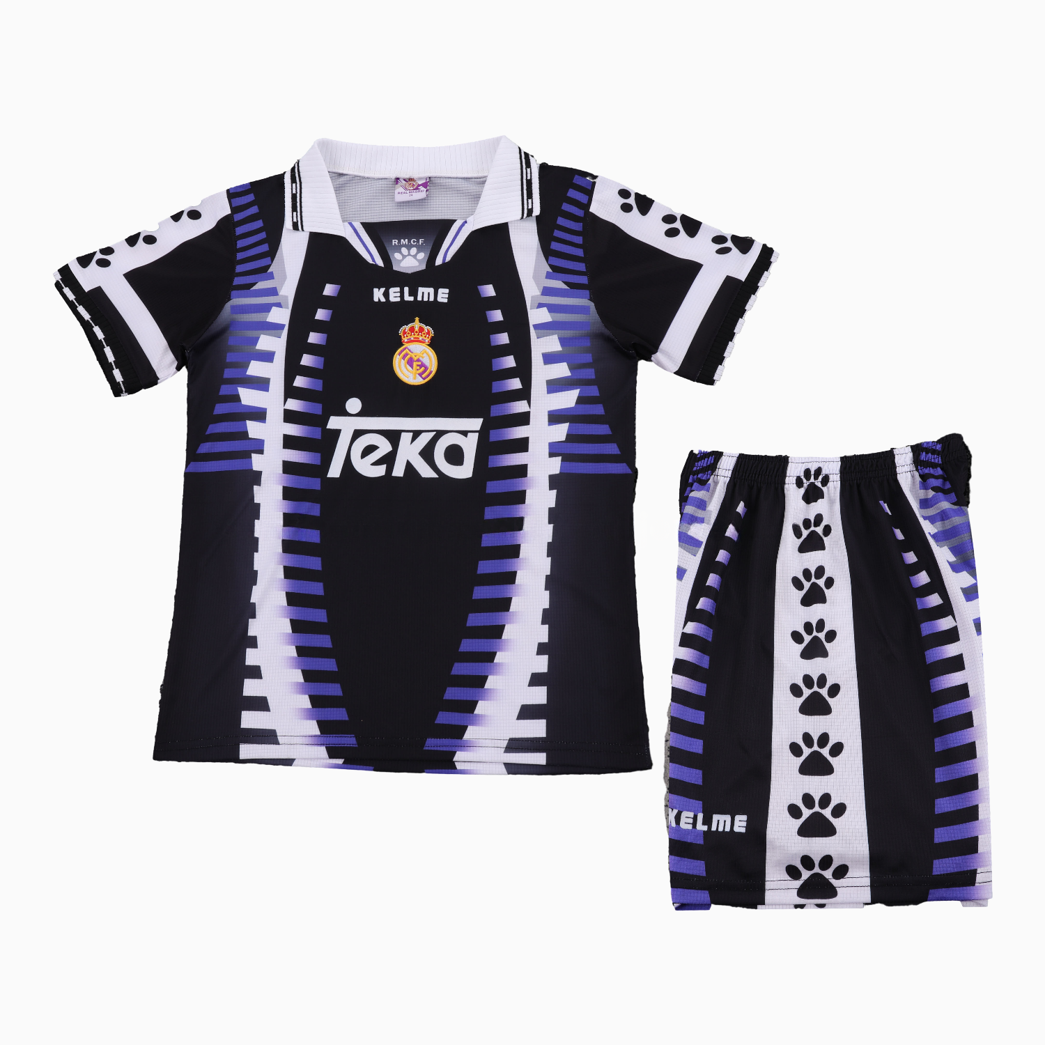 Retro Real Madrid 1997-98 Third Kids Kit - Unitedfutballjersey