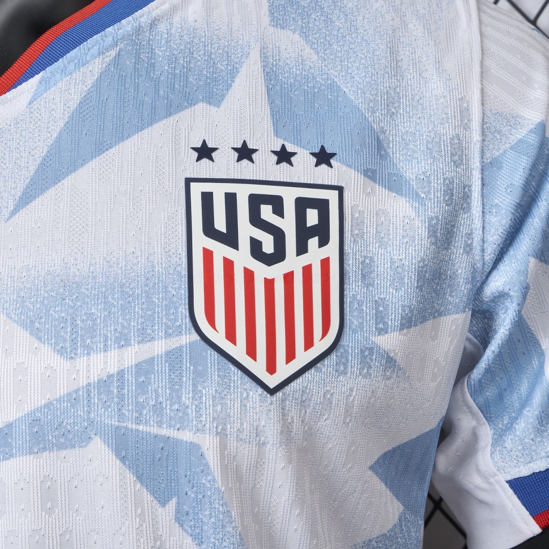 United States USA 25-26 Women's Team Home Jersey - Men's Player Version - Unitedfutballjersey
