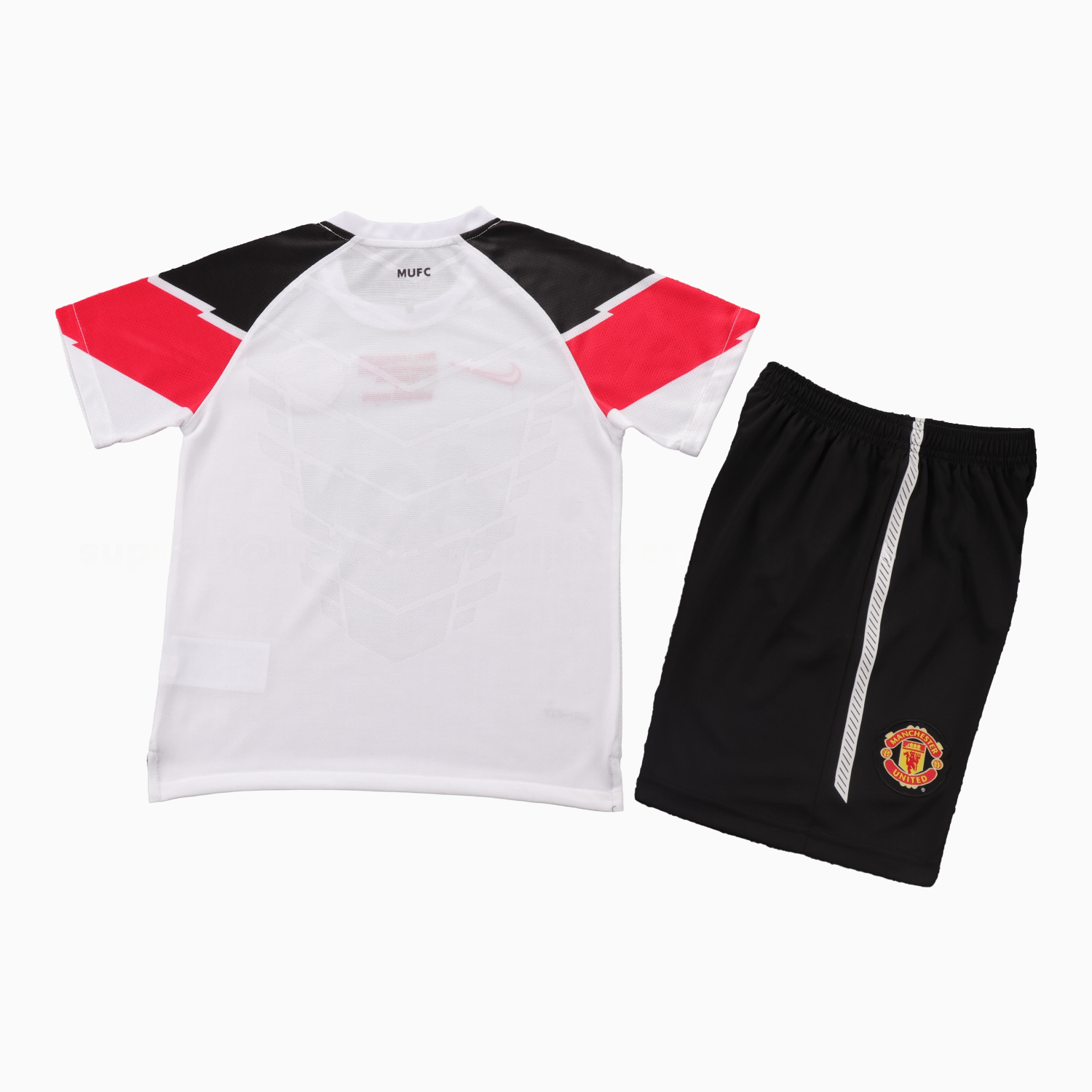 Retro Manchester United 2010-11 Away Kids Kit - Champions League Version - Unitedfutballjersey