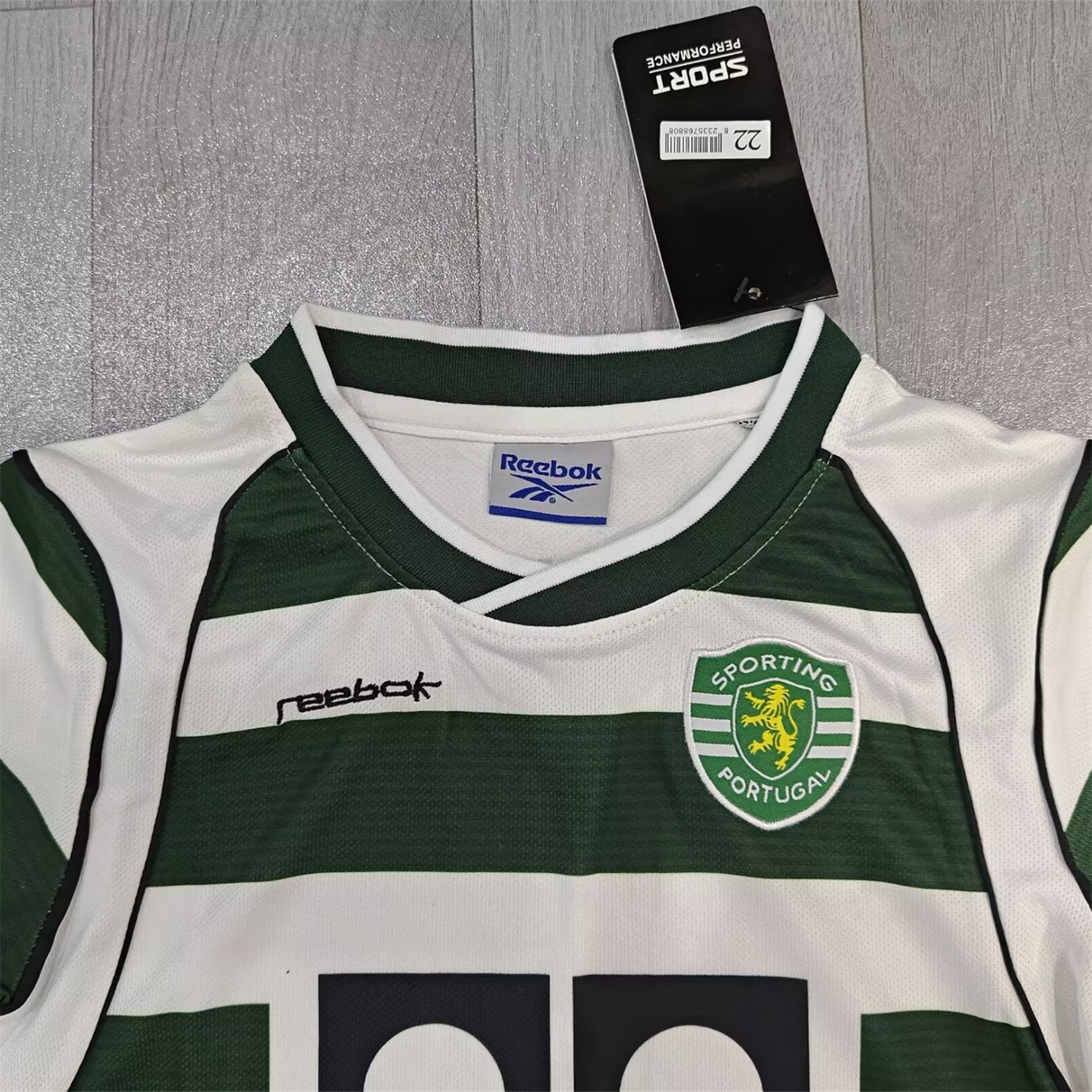 Retro Sporting CP 2001-02 Home Kids Kit - Unitedfutballjersey