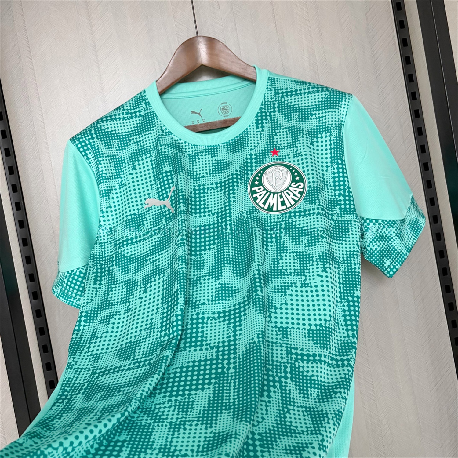 Palmeiras 26-27 Mint Green Training Jersey - Fans Version - Unitedfutballjersey