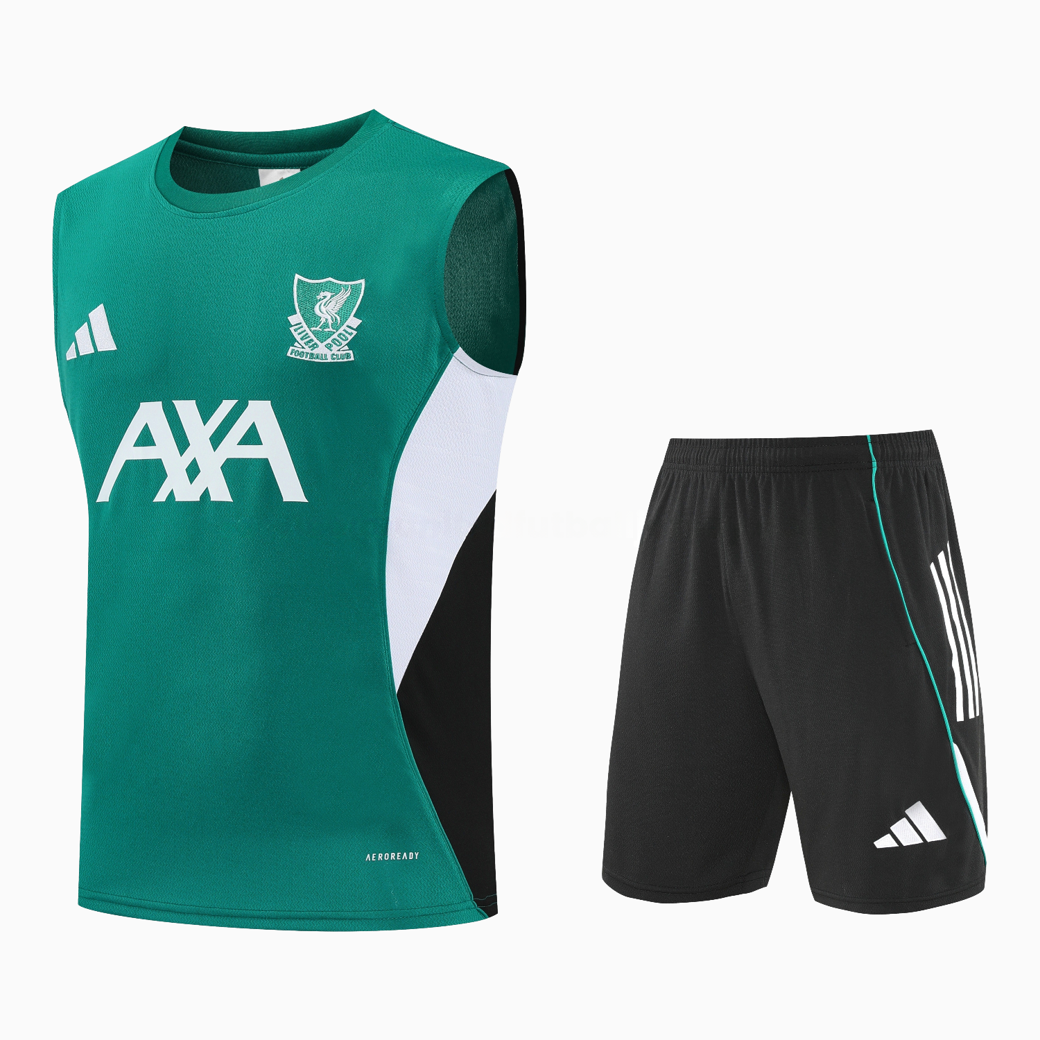 Liver.pool 25-26 Vest Training Set - Green Vest & Black Shorts - Unitedfutballjersey