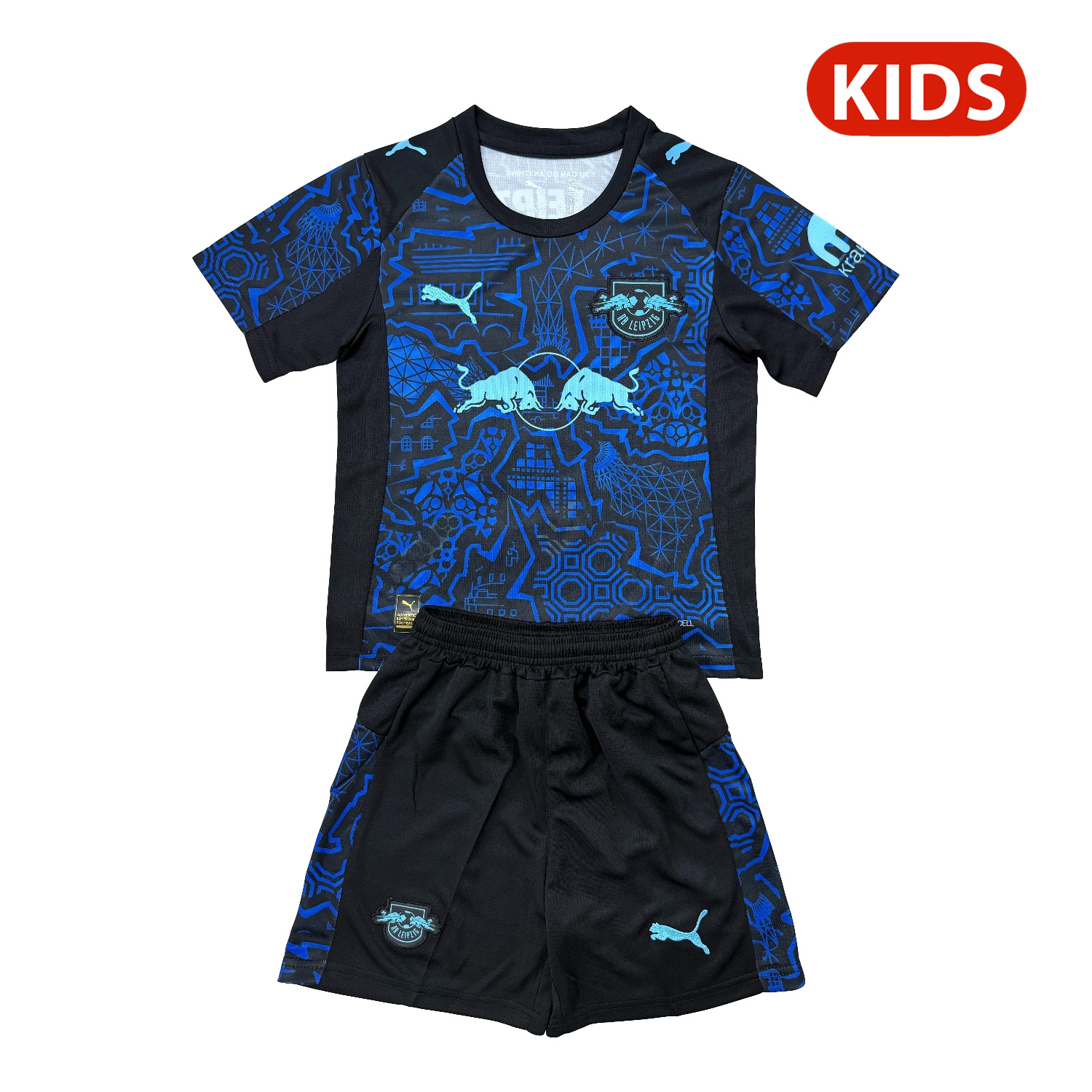RB Leipzig 25-26 Blue Special Kids Kit - Unitedfutballjersey