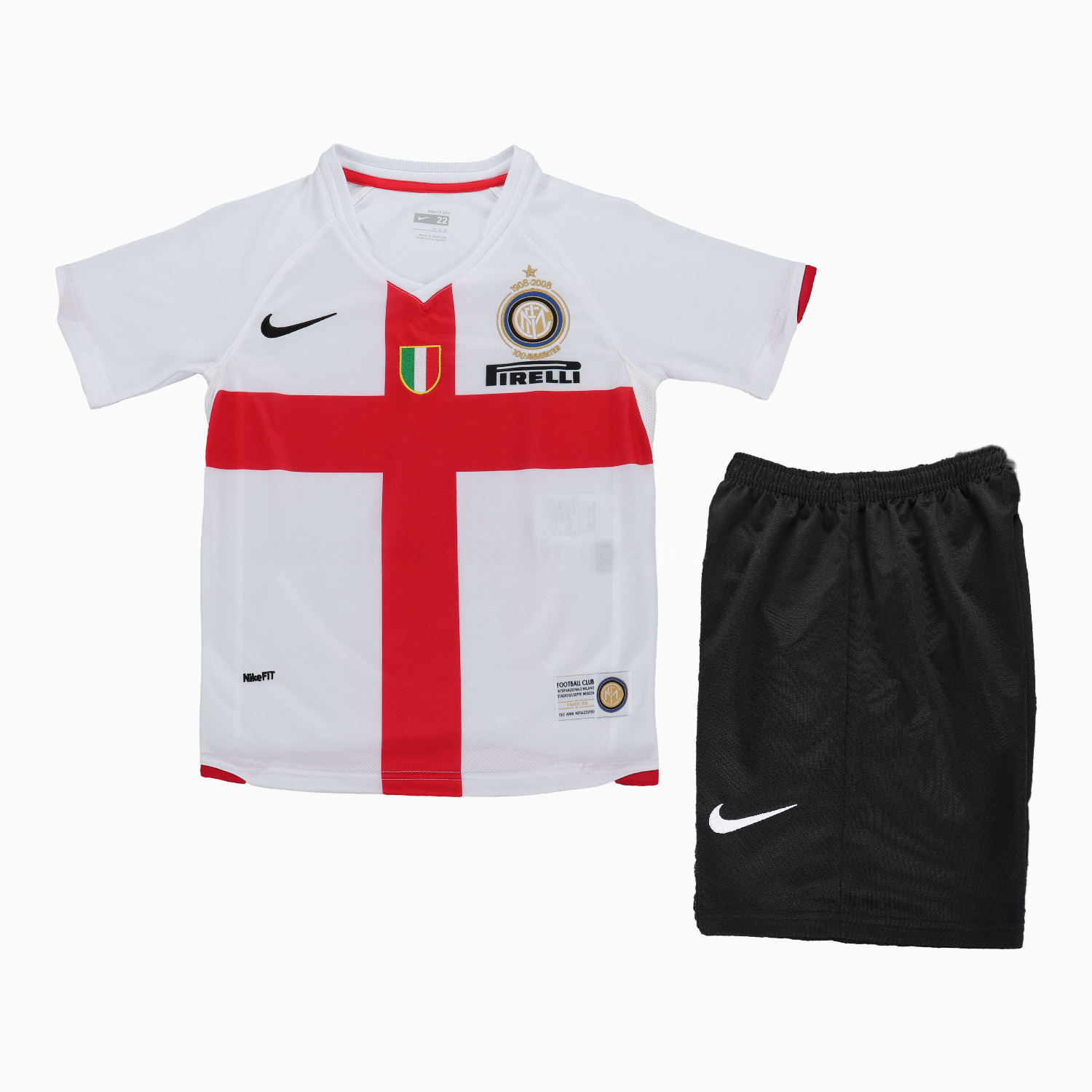 Retro Inter Milan 2007-08 Away Kids Kit - Unitedfutballjersey