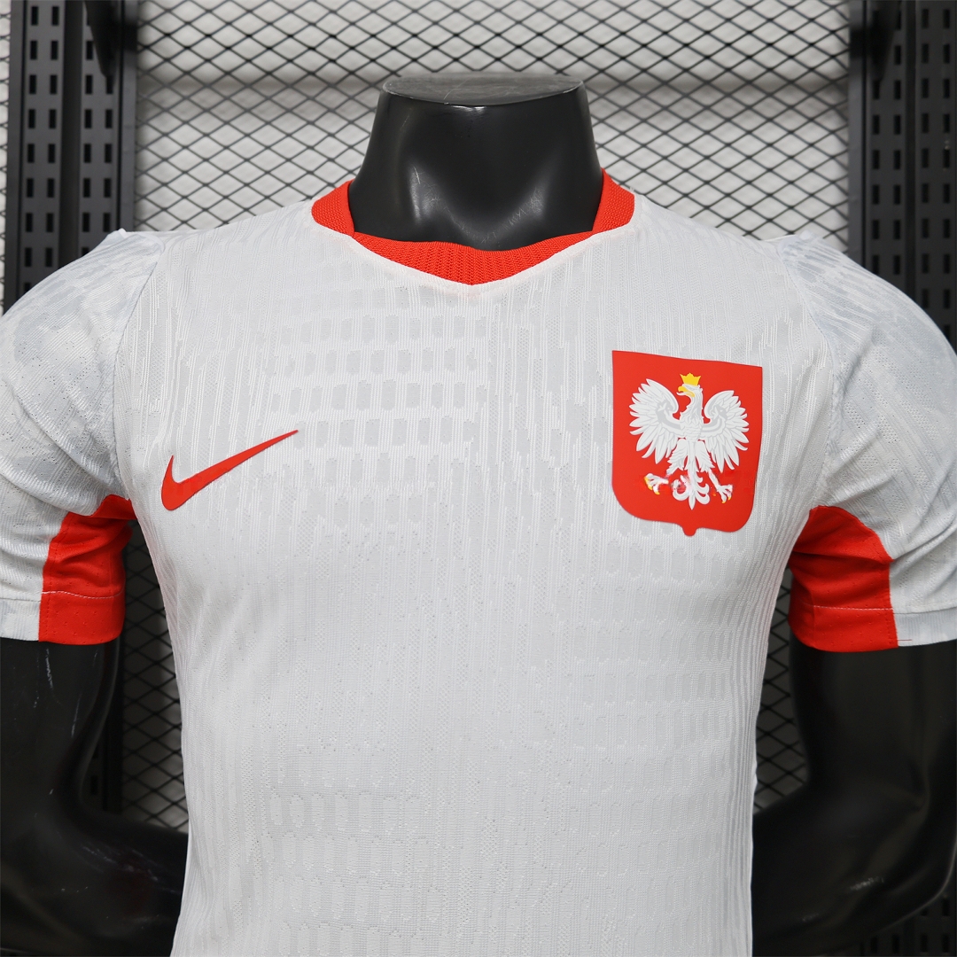 Poland 2026 Home Jersey - Player Version - Unitedfutballjersey