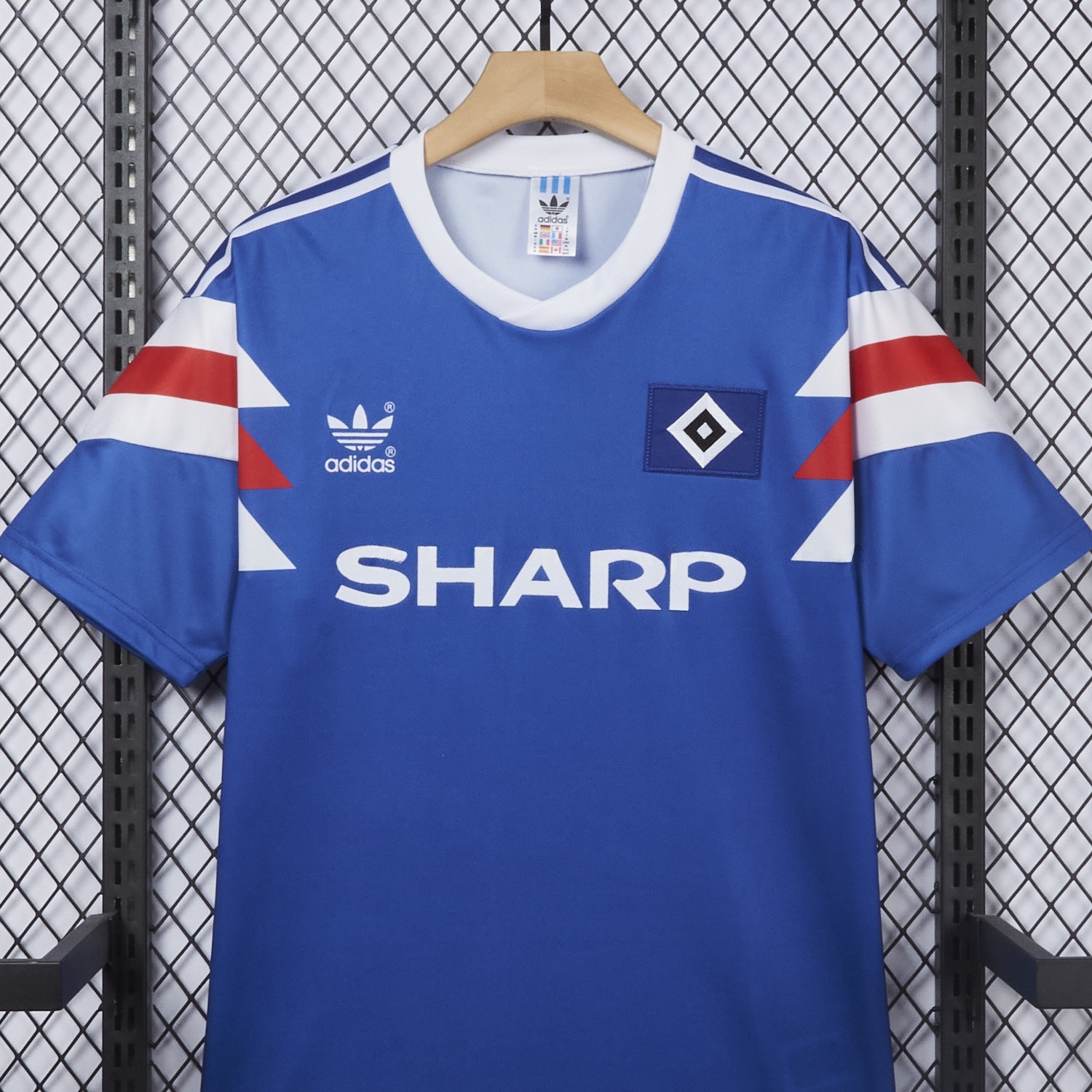 Retro Hamburger SV 1990-91 Away Blue Jersey - Unitedfutballjersey