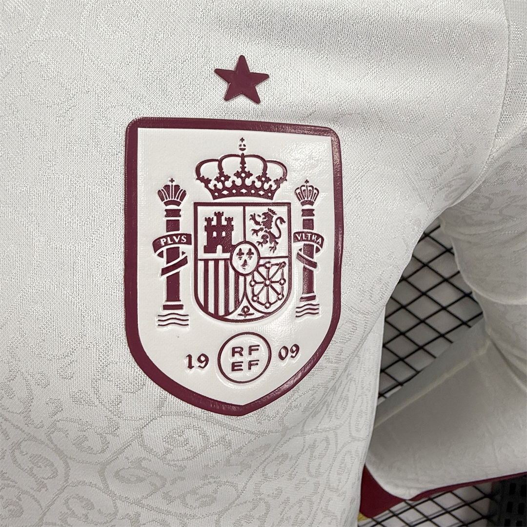 Spain 2026 Away Long Sleeves Jersey - Player Version - Unitedfutballjersey