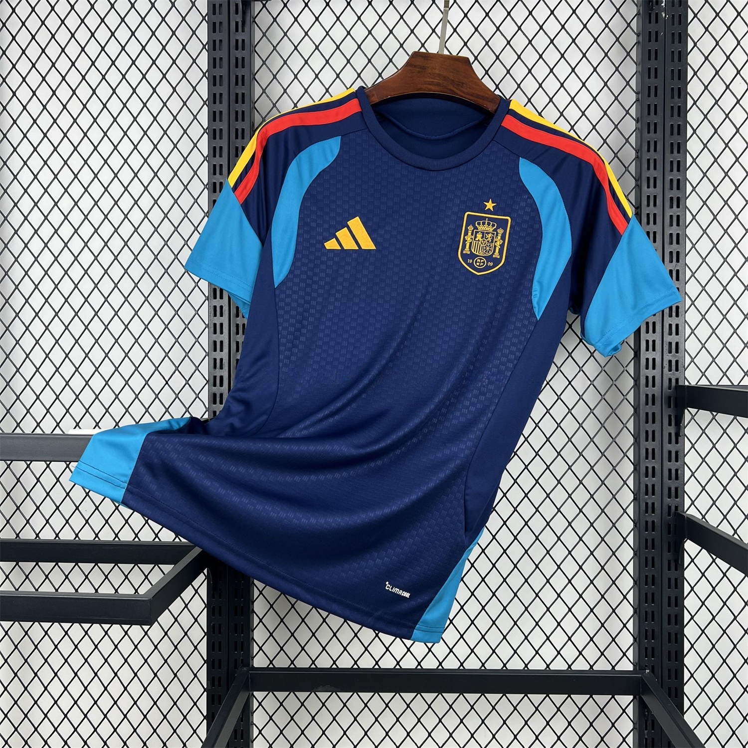 Spain 2026 Dark Blue Pre-Match Training Jersey - Fans Version - Unitedfutballjersey
