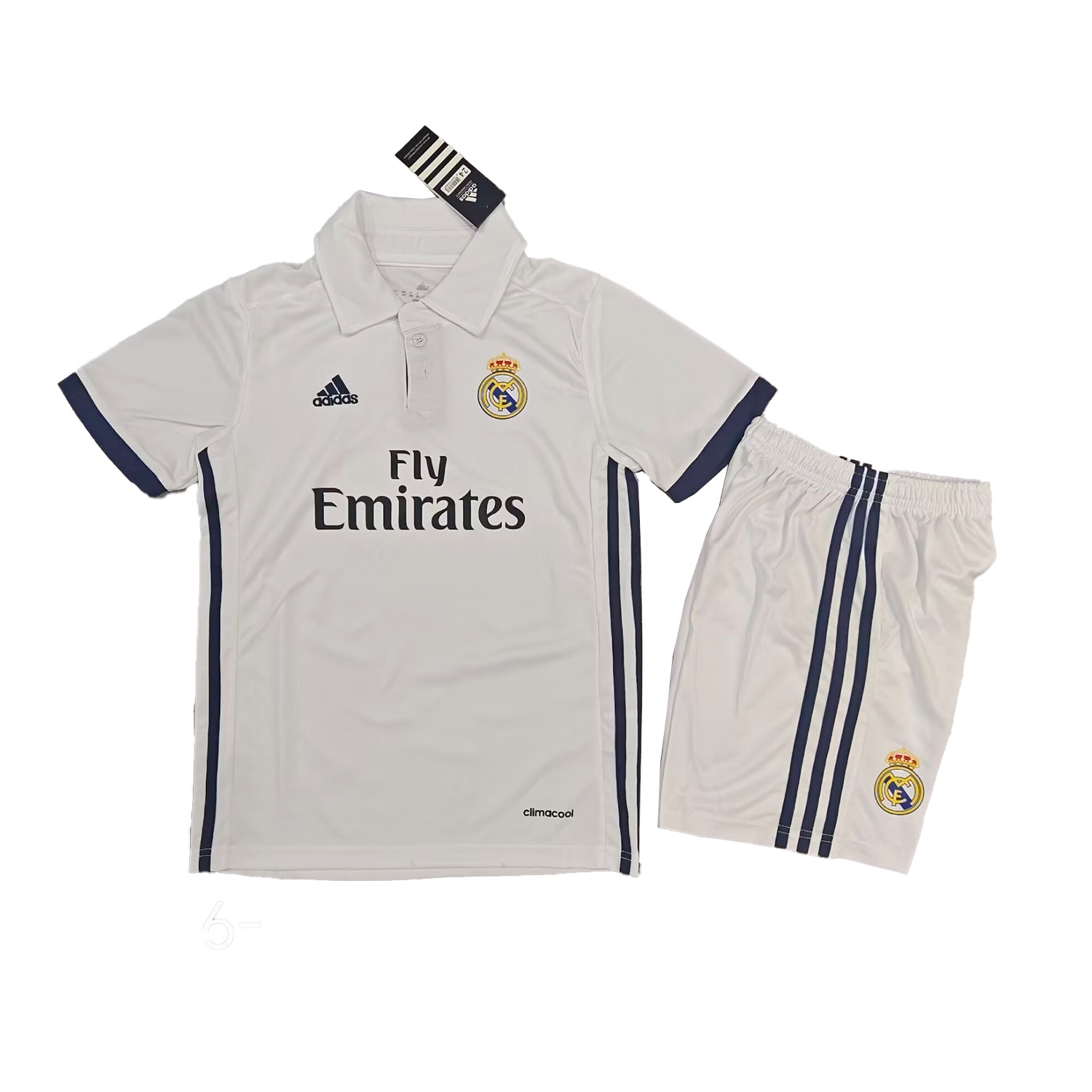 Retro Real Madrid 2016-17 Home Kids Kit - Unitedfutballjersey