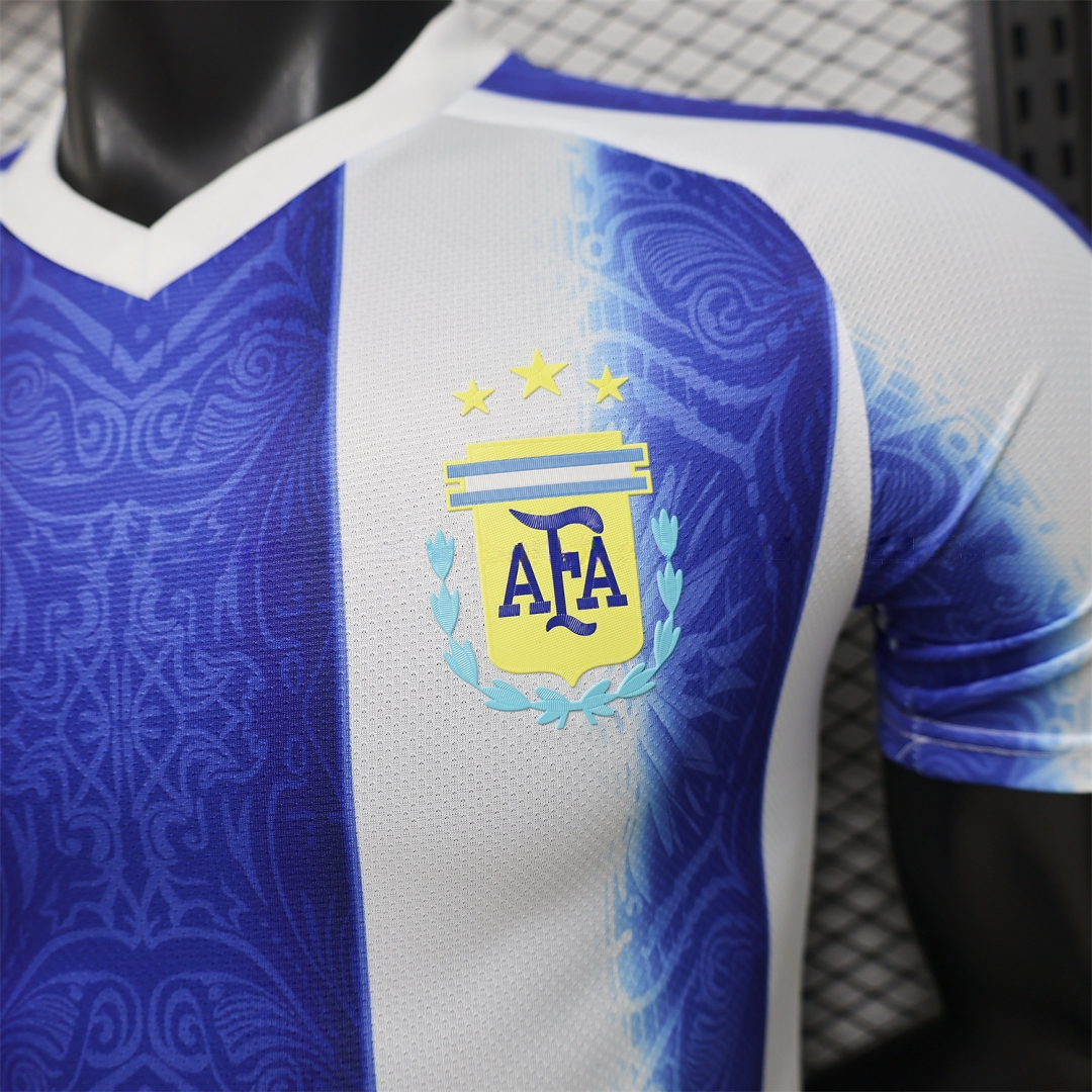 Argentina 2026 Deep Blue And White Stripes Special Jersey - Player Version - Unitedfutballjersey