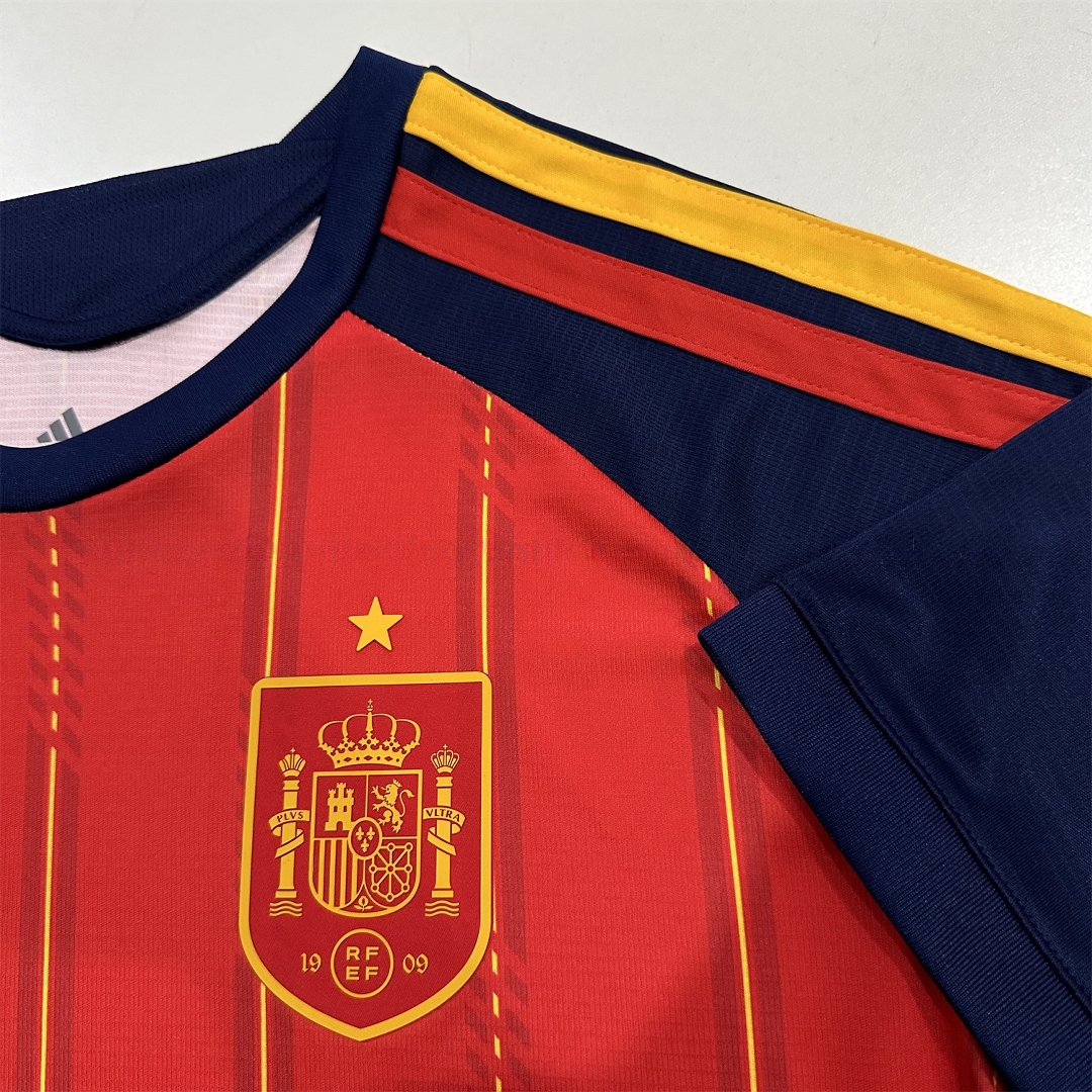 Spain 2026 Home Red Jersey - Fans Version - Unitedfutballjersey