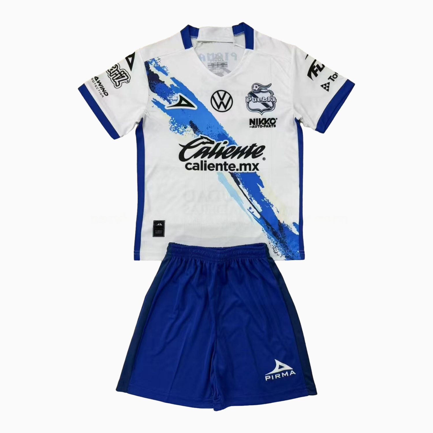 Club Puebla 25-26 Home Men's Adult Jersey Set - Fans Version - Unitedfutballjersey