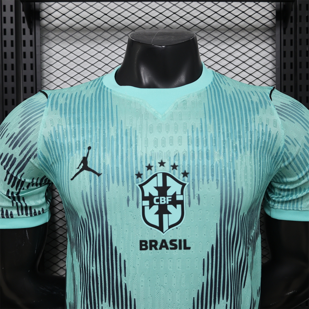 Brazil 2026 Mint Green Goalkeeper Jersey - Player Version - Unitedfutballjersey
