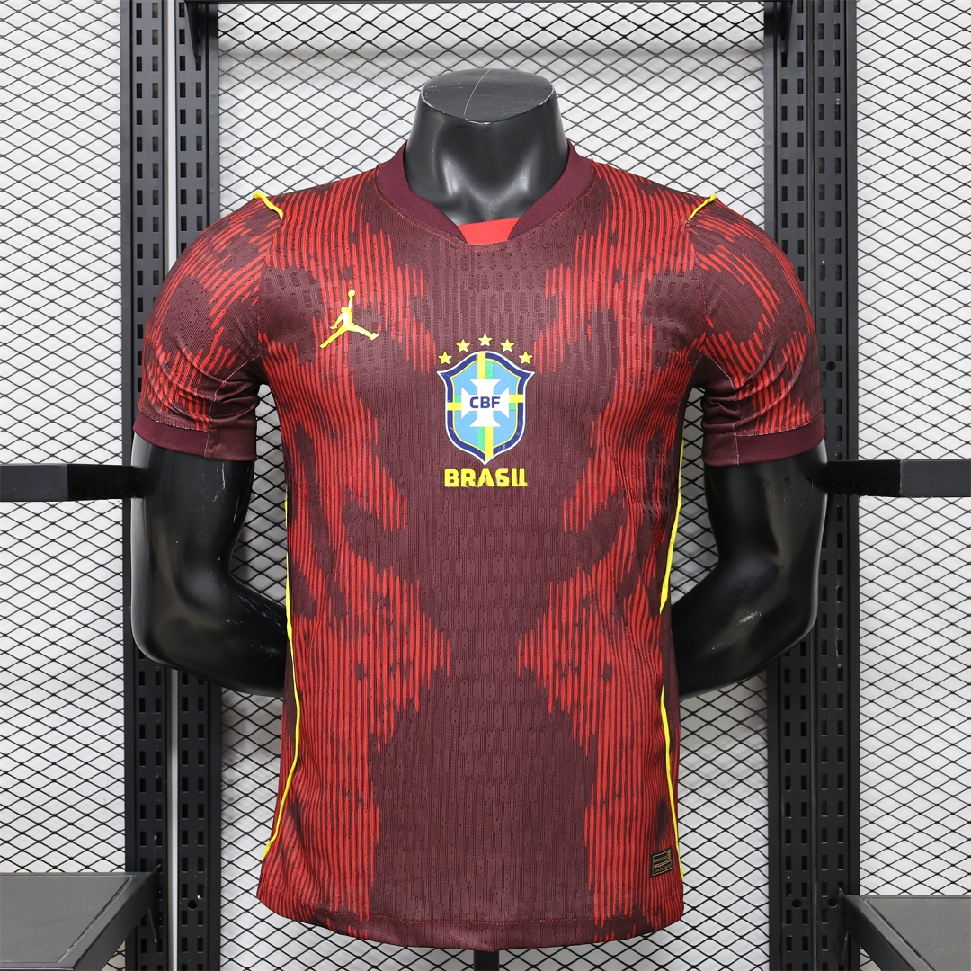 Brazil 2026 Red Goalkeeper Jersey - Player Version - Unitedfutballjersey