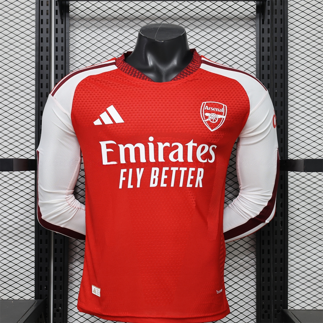Arsenal 26-27 Home Long Sleeves Jersey - Player Version - Unitedfutballjersey