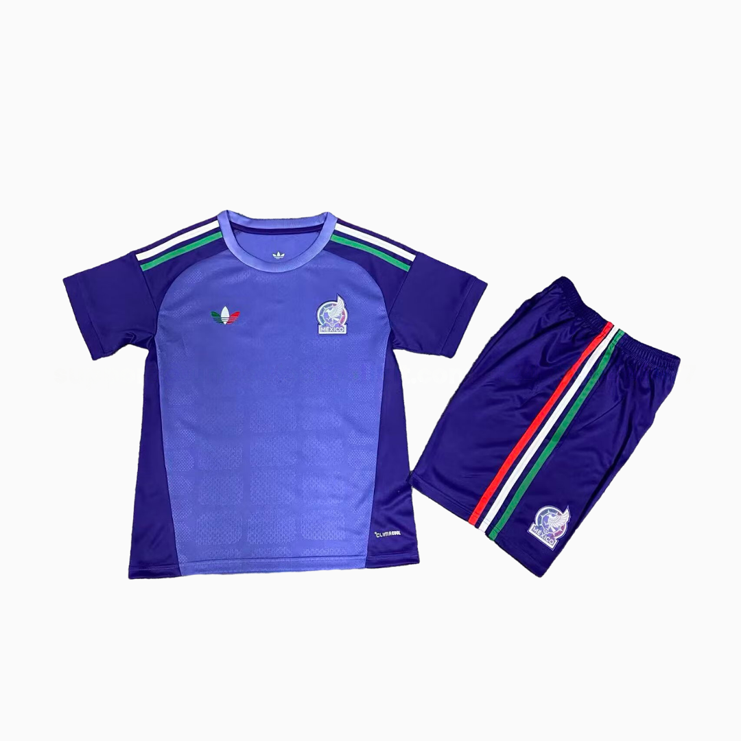 Mexico 2026 Purple Goalkeeper Kids Kit - Unitedfutballjersey
