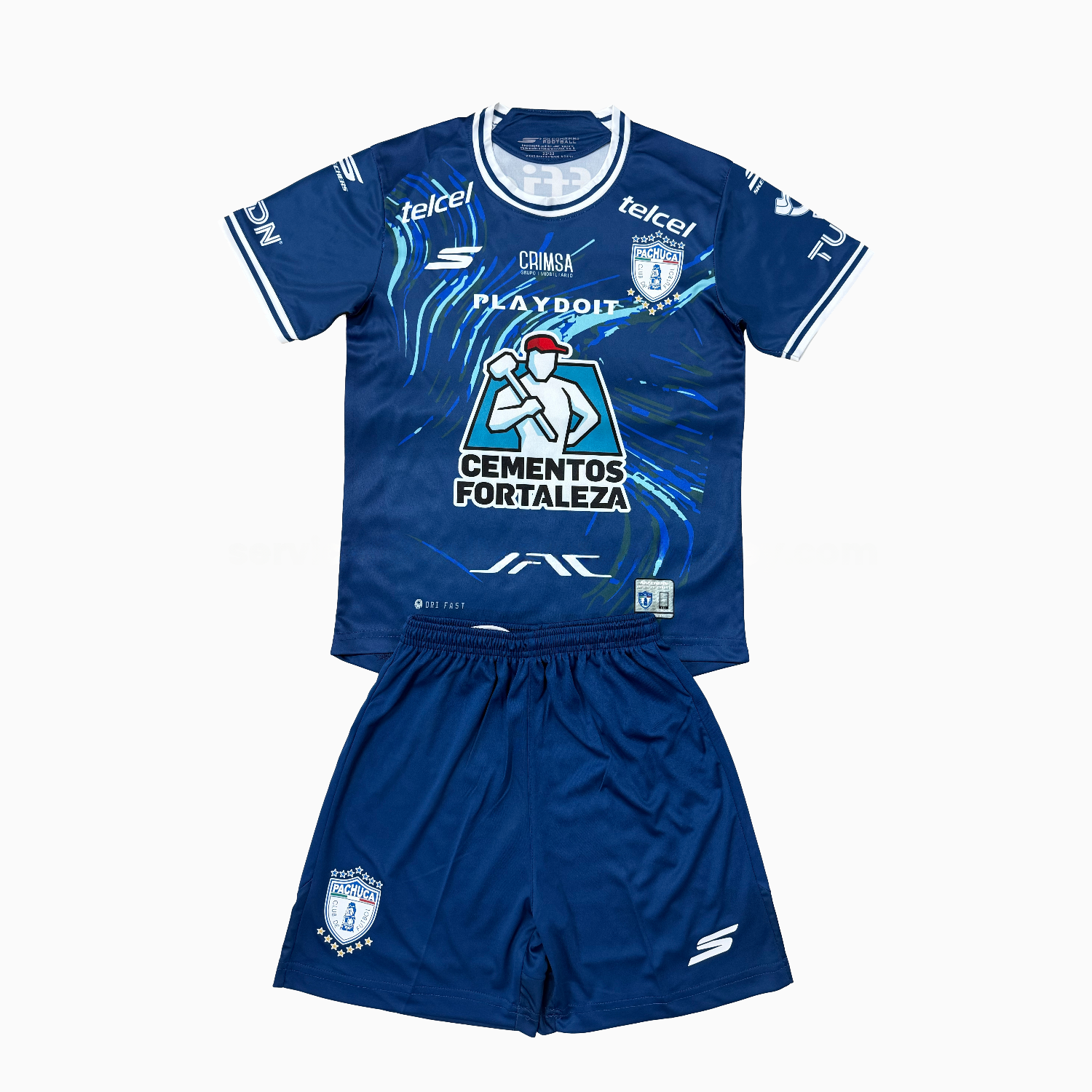 Pachuca 25-26 Away Blue Kids Kit - Unitedfutballjersey