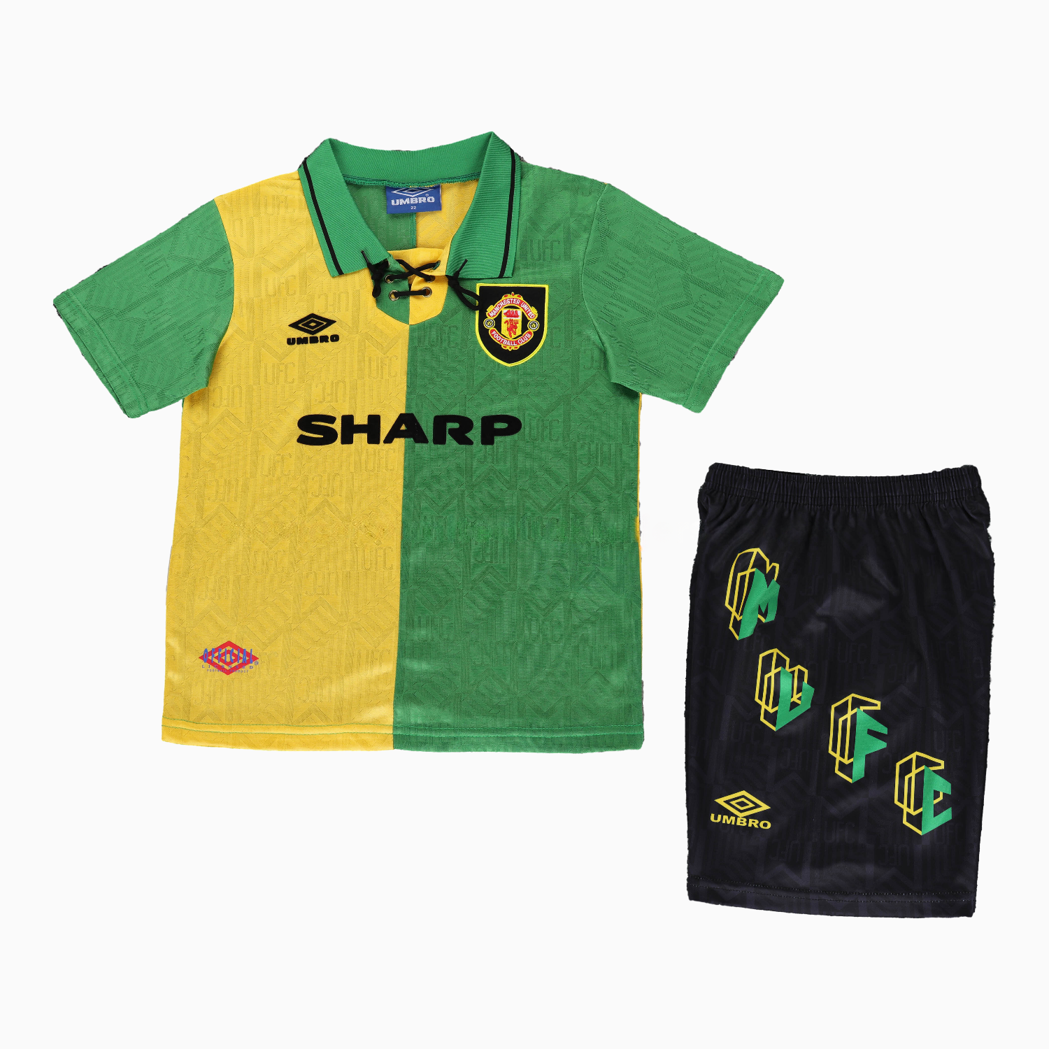 Retro Manchester United 92-94 Away Kids Kit - Unitedfutballjersey