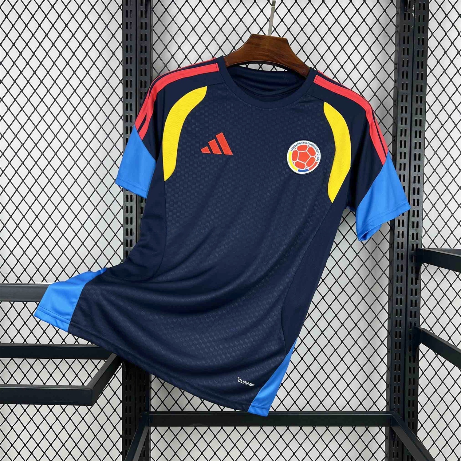 Colombia 2026 Deep Blue Pre-Match Training Jersey - Fans Version - Unitedfutballjersey