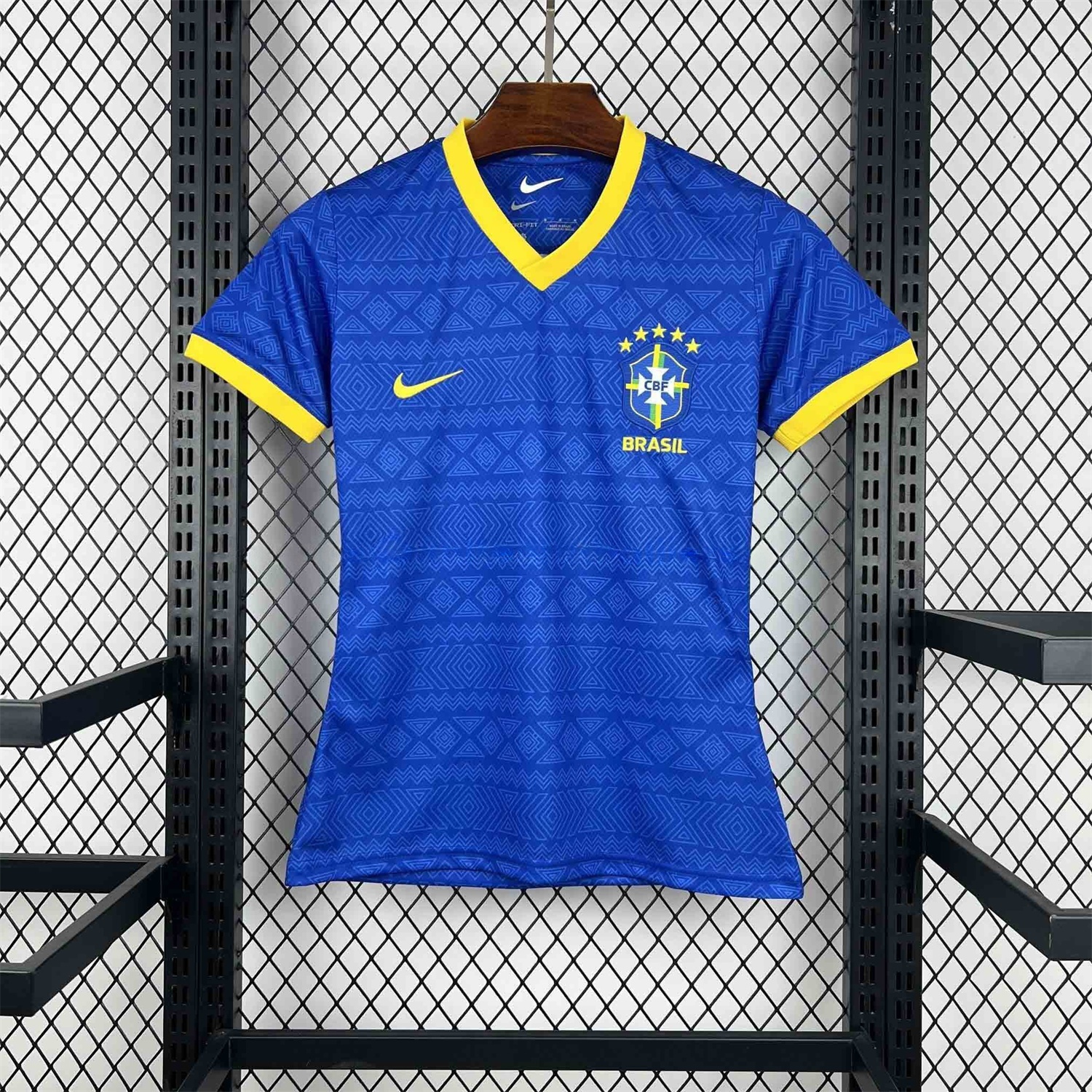 Women's Brazil 2026 Diamond Texture Blue Special Jersey - Unitedfutballjersey