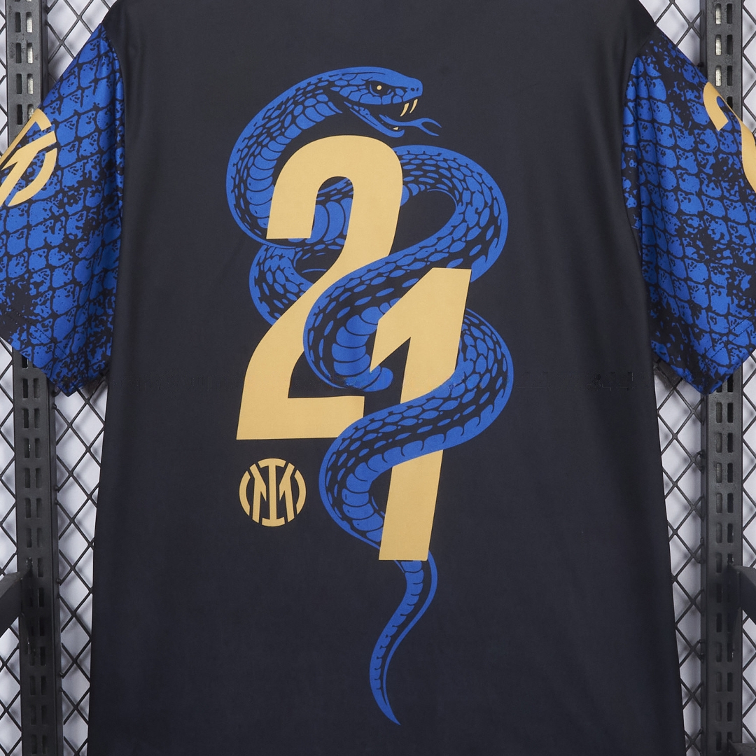 Inter Milan 2026 Serie A Champions Commemorative Black T-Shirt - Unitedfutballjersey