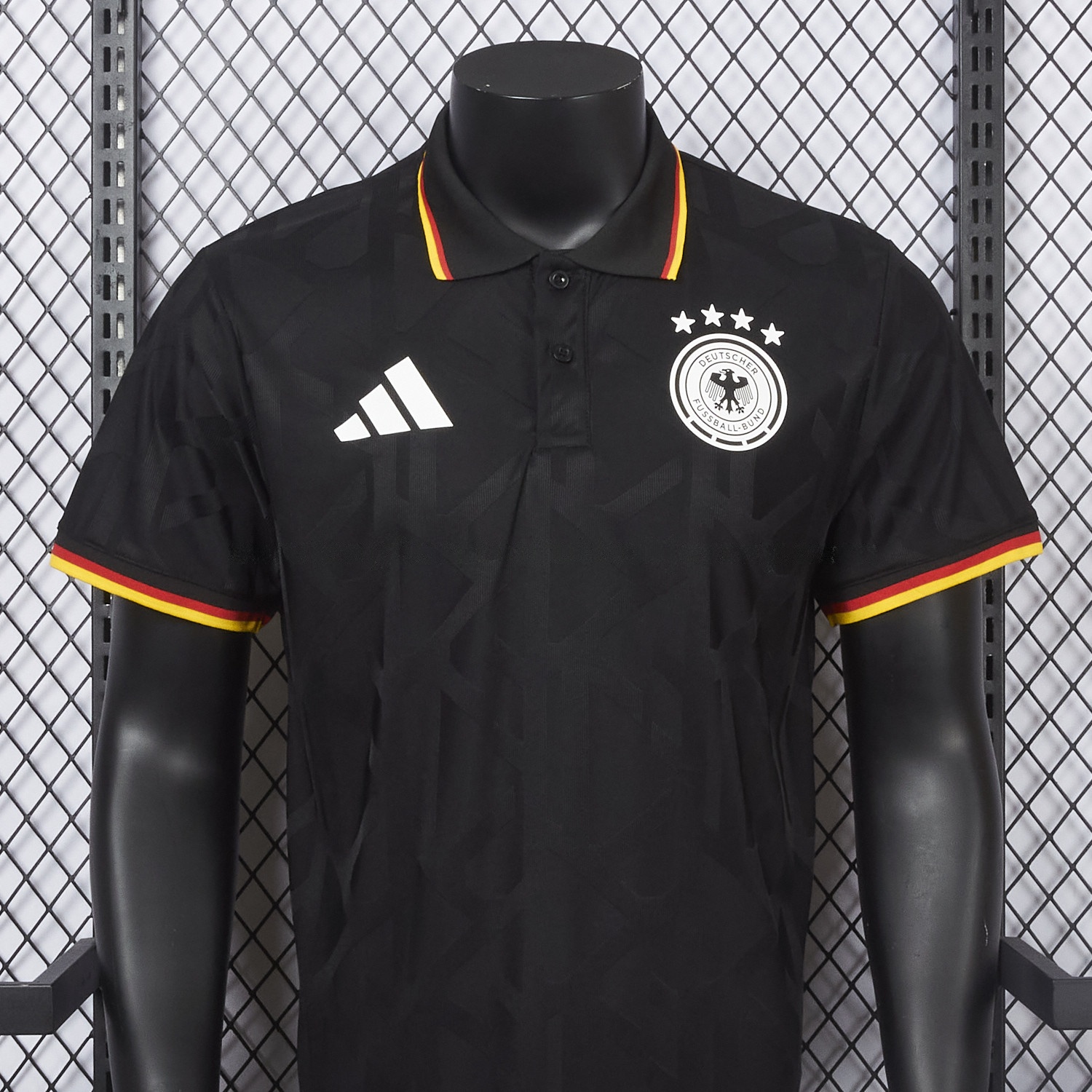 Germany 2026 Black Special Edition Polo Jersey - Player Version - Unitedfutballjersey