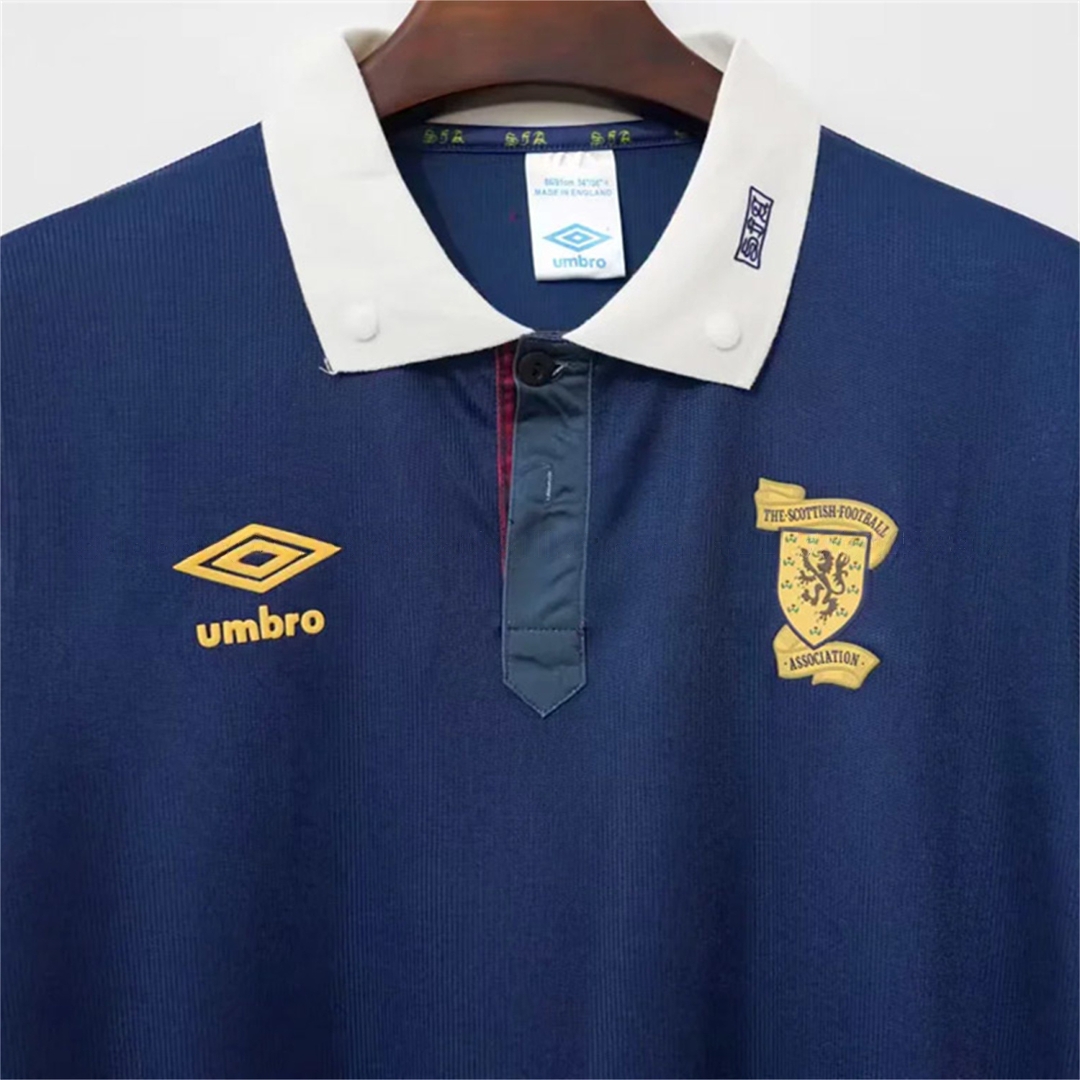 Retro S-c-o.t l.a-n.d 1988-89 Home Jersey - Fans Version - Unitedfutballjersey