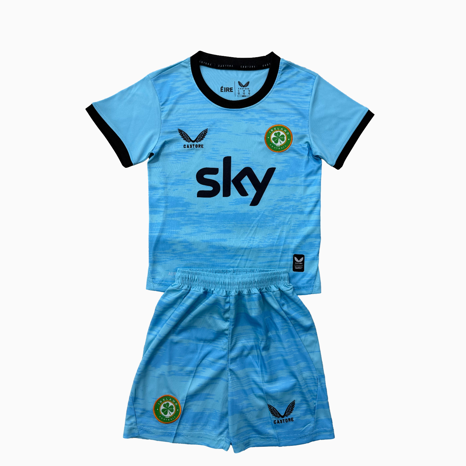 Ireland 2026 Blue Goalkeeper Kids Kit - Unitedfutballjersey
