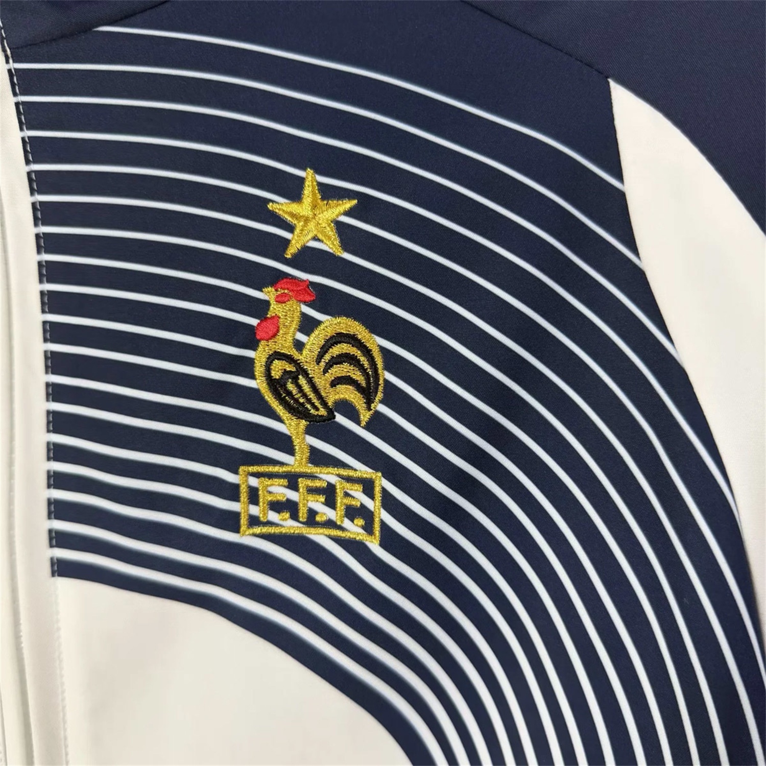 France 2026 Windbreaker Jacket - Black With White - Unitedfutballjersey