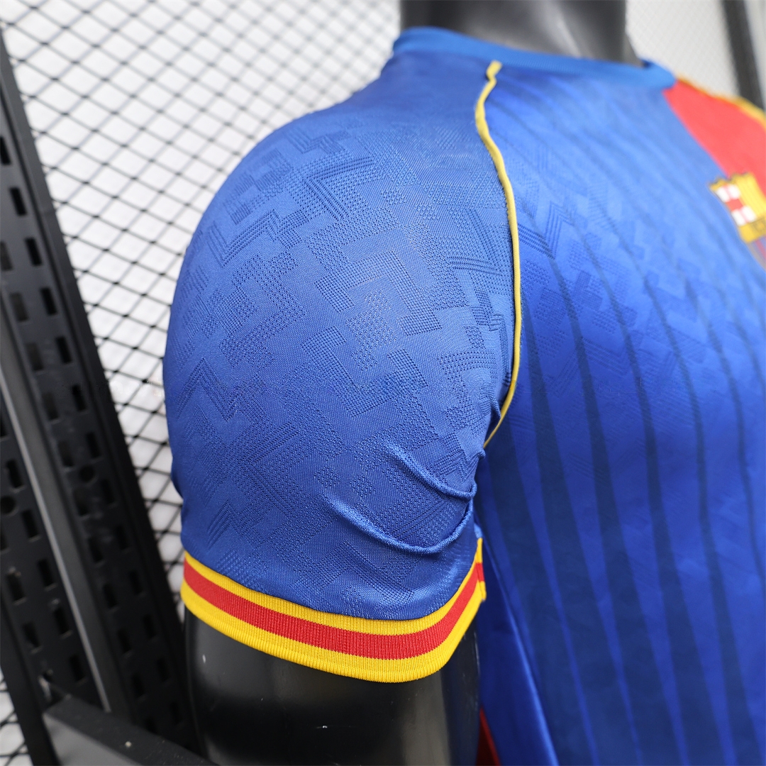 Barcelona 26-27 Red Blue Retro Style Casual Jersey - Player Version - Unitedfutballjersey