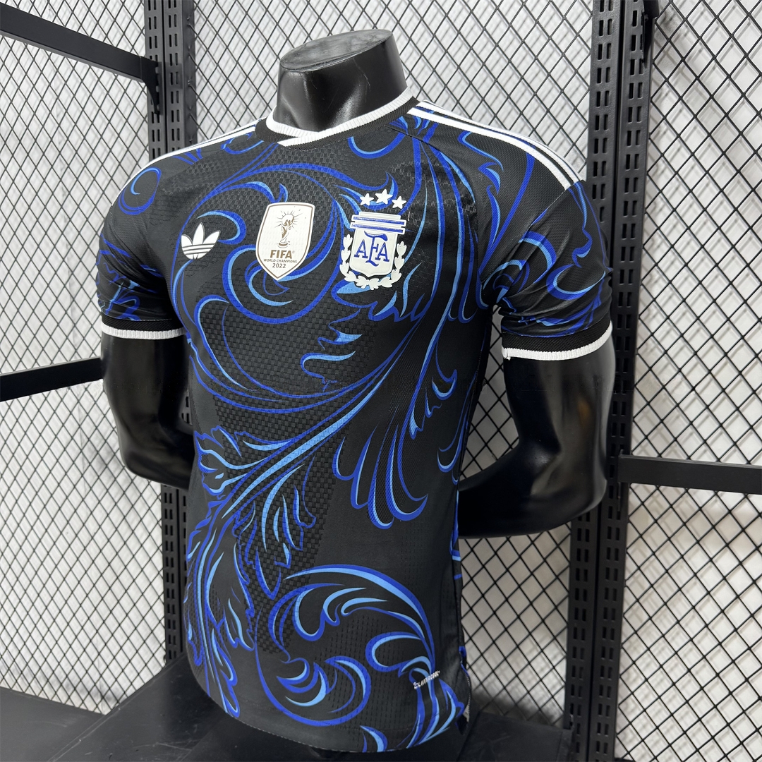 Argentina 2026 Away Deep Blue Jersey - Player Version - Unitedfutballjersey