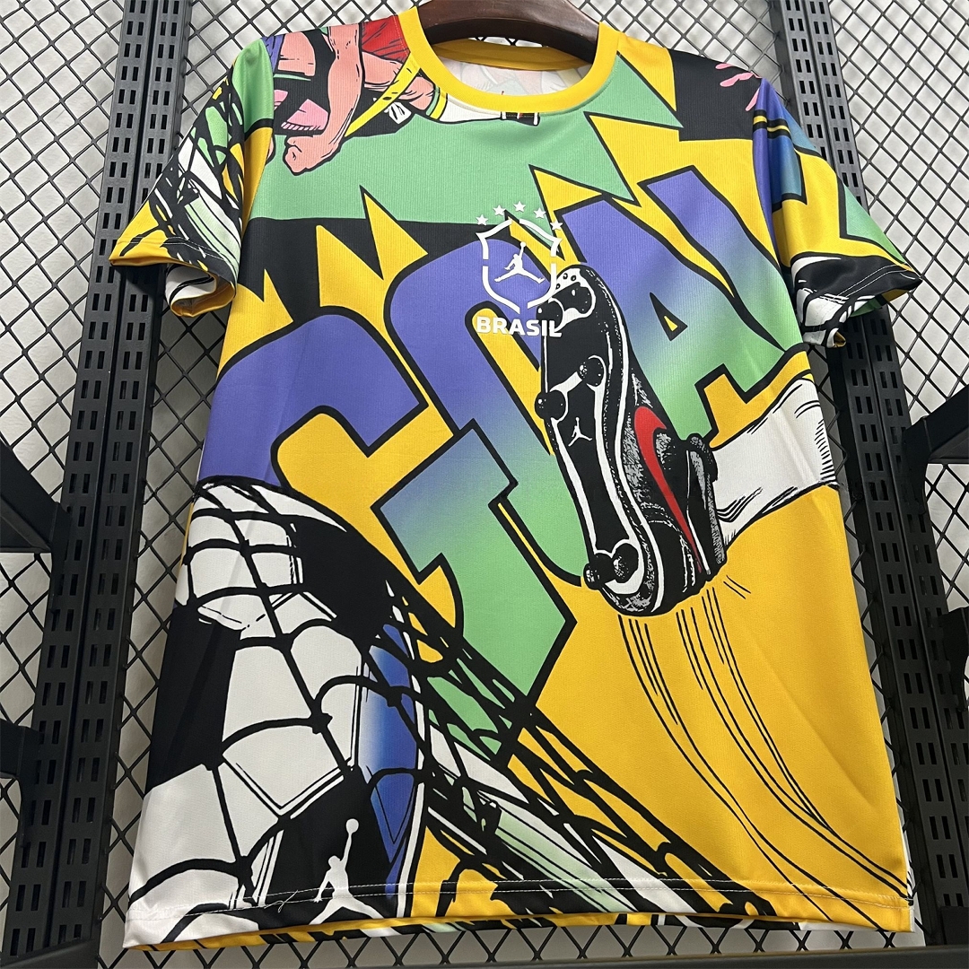 Brazil 2026 Goal Variegated Special Jersey - Fans Version - Unitedfutballjersey