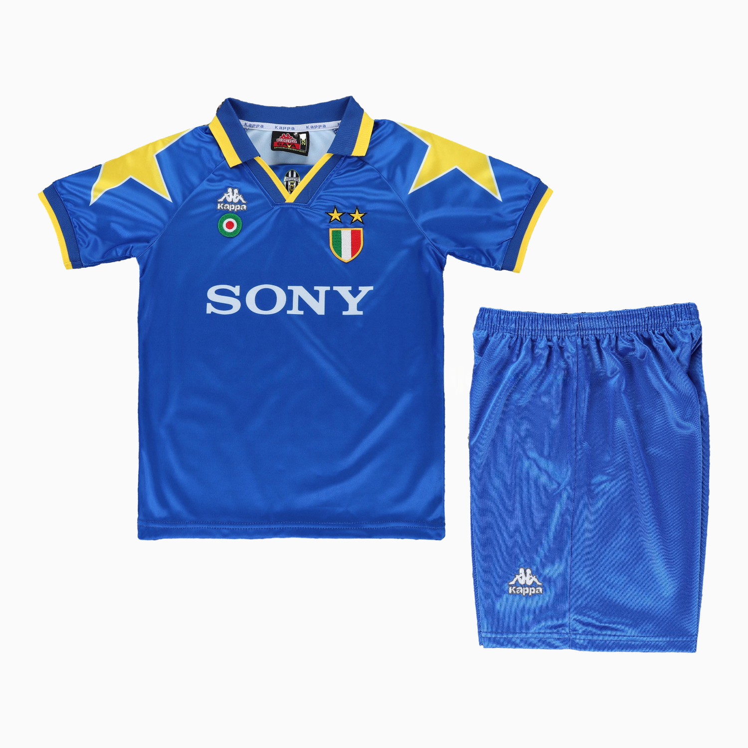 Retro Juventus 1995-96 Away Kids Kit - Unitedfutballjersey