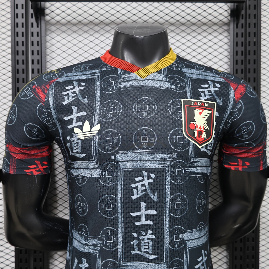 Japan 2026 Bushido Black Special Jersey - Player Version - Unitedfutballjersey