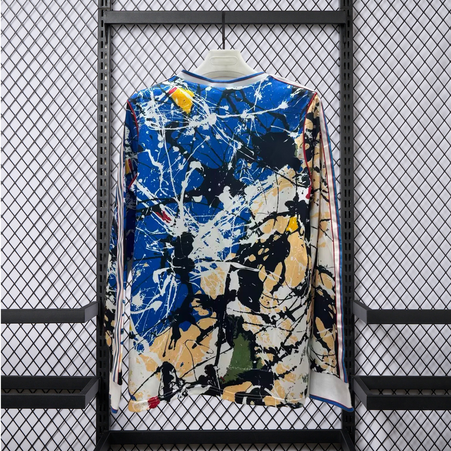 Manchester United 25-26 Stone Roses Special Long Sleeves Jersey - Fans Version - Unitedfutballjersey