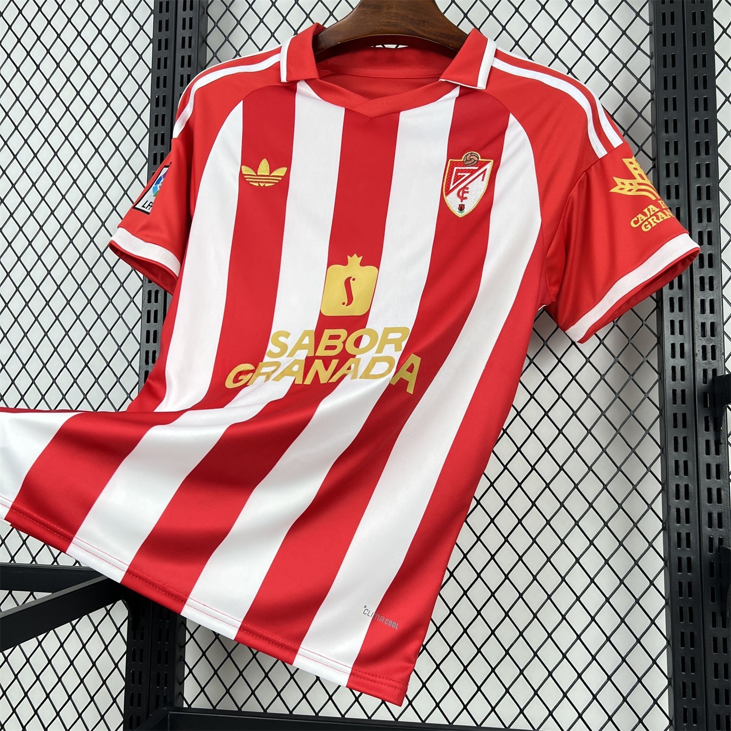 Granada CF 25-26 Retro Style Red Polo Jersey - Fans Version - Unitedfutballjersey