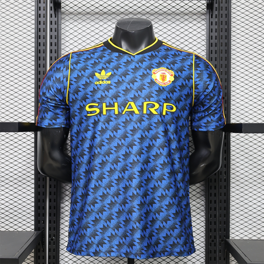 Manchester United 26-27 Retro Style Casual Dark Blue Special Jersey - Player Version - Unitedfutballjersey