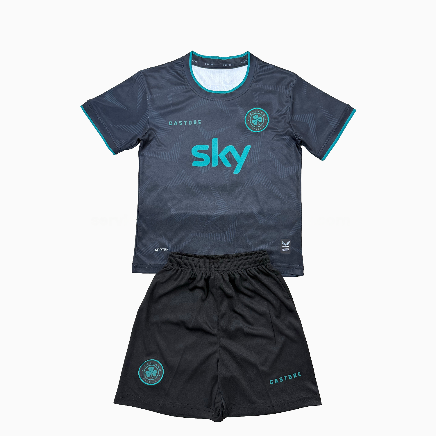 Ireland 25-26 Grey Concept Kids Kit - Unitedfutballjersey