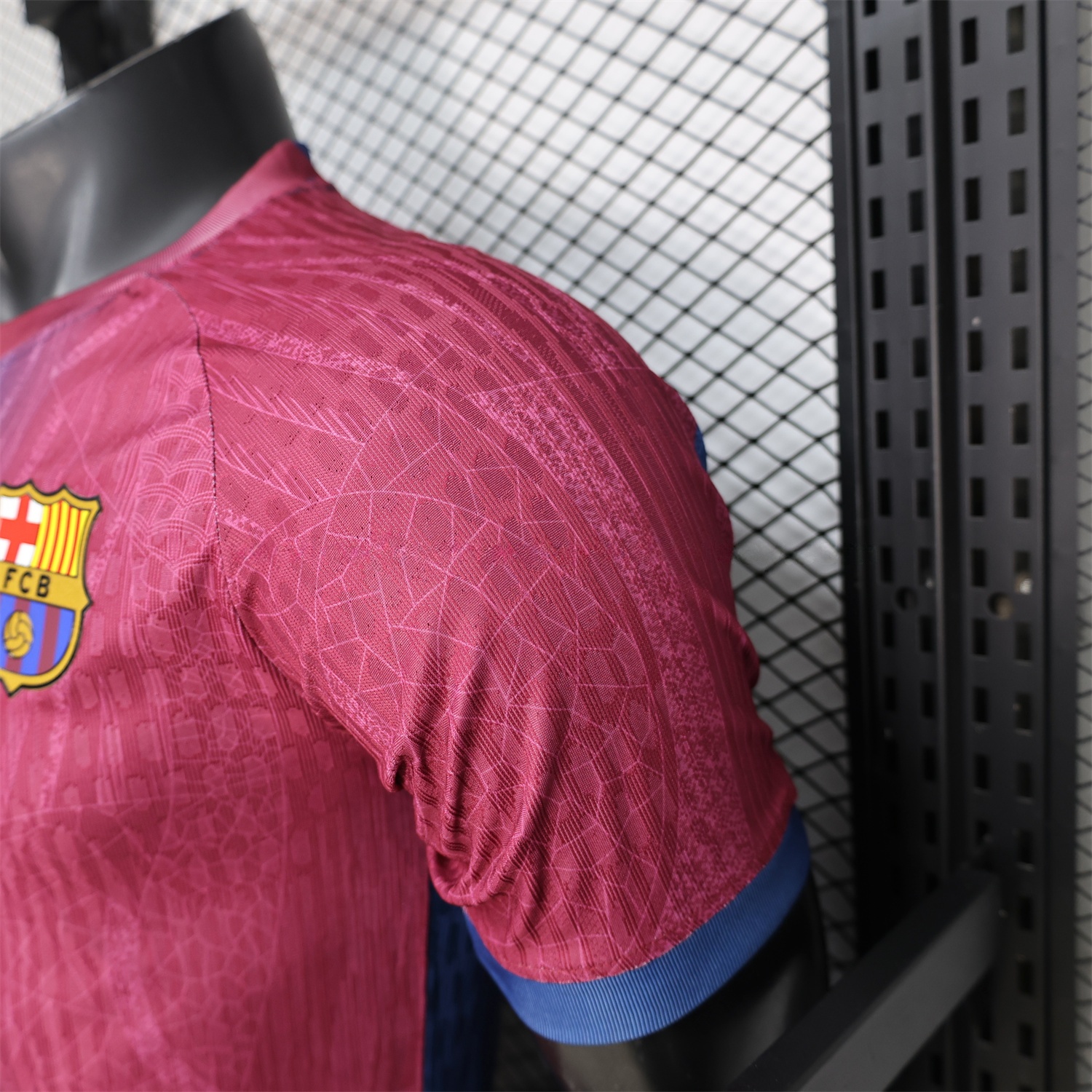 Barcelona 25-26 Red And Blue Gradient Special White Jersey - Player Version - Unitedfutballjersey