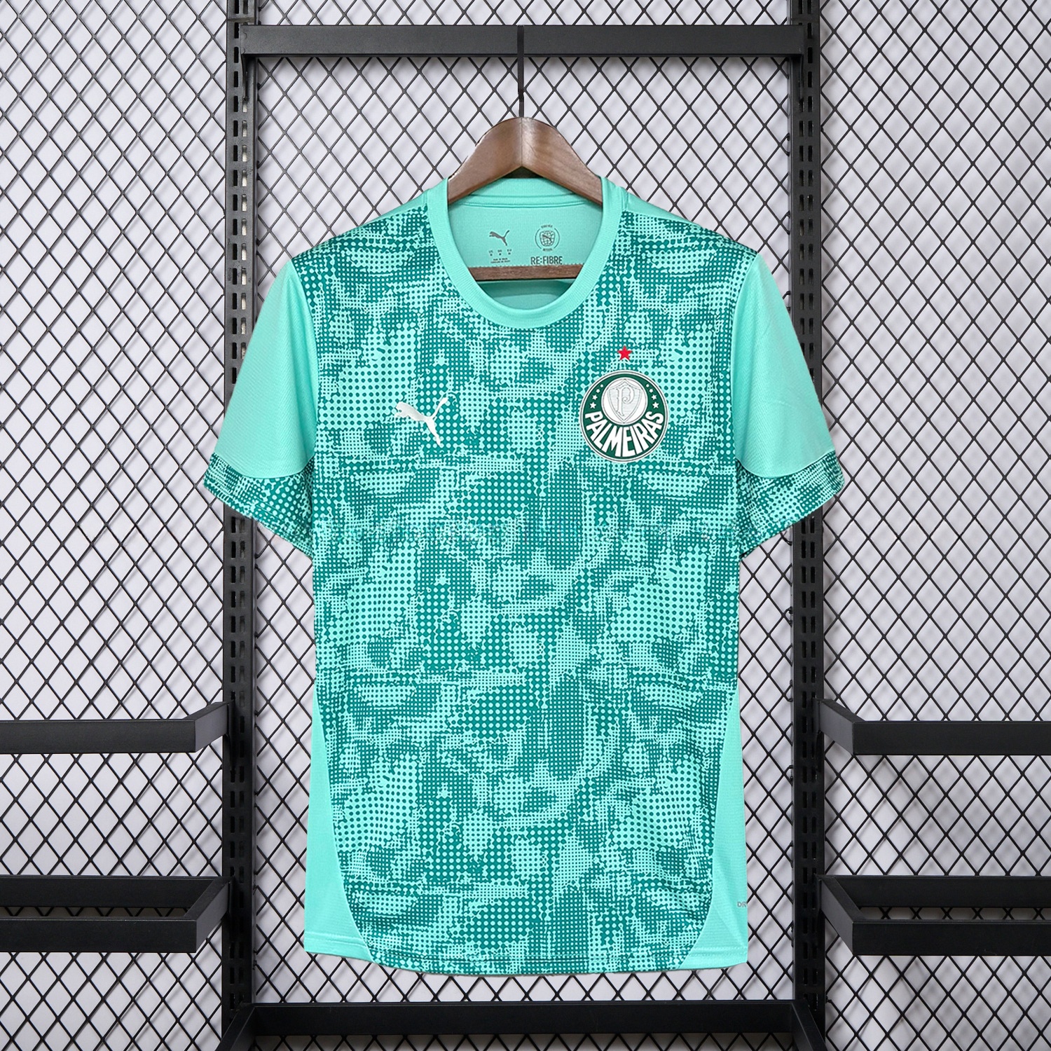 Palmeiras 26-27 Mint Green Training Jersey - Fans Version - Unitedfutballjersey