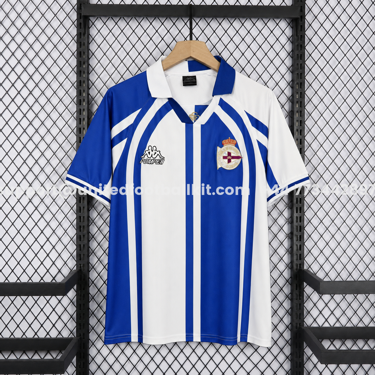 La Coruna 25-26 Retro Style Blue Special Jersey - Fans Version - Unitedfutballjersey