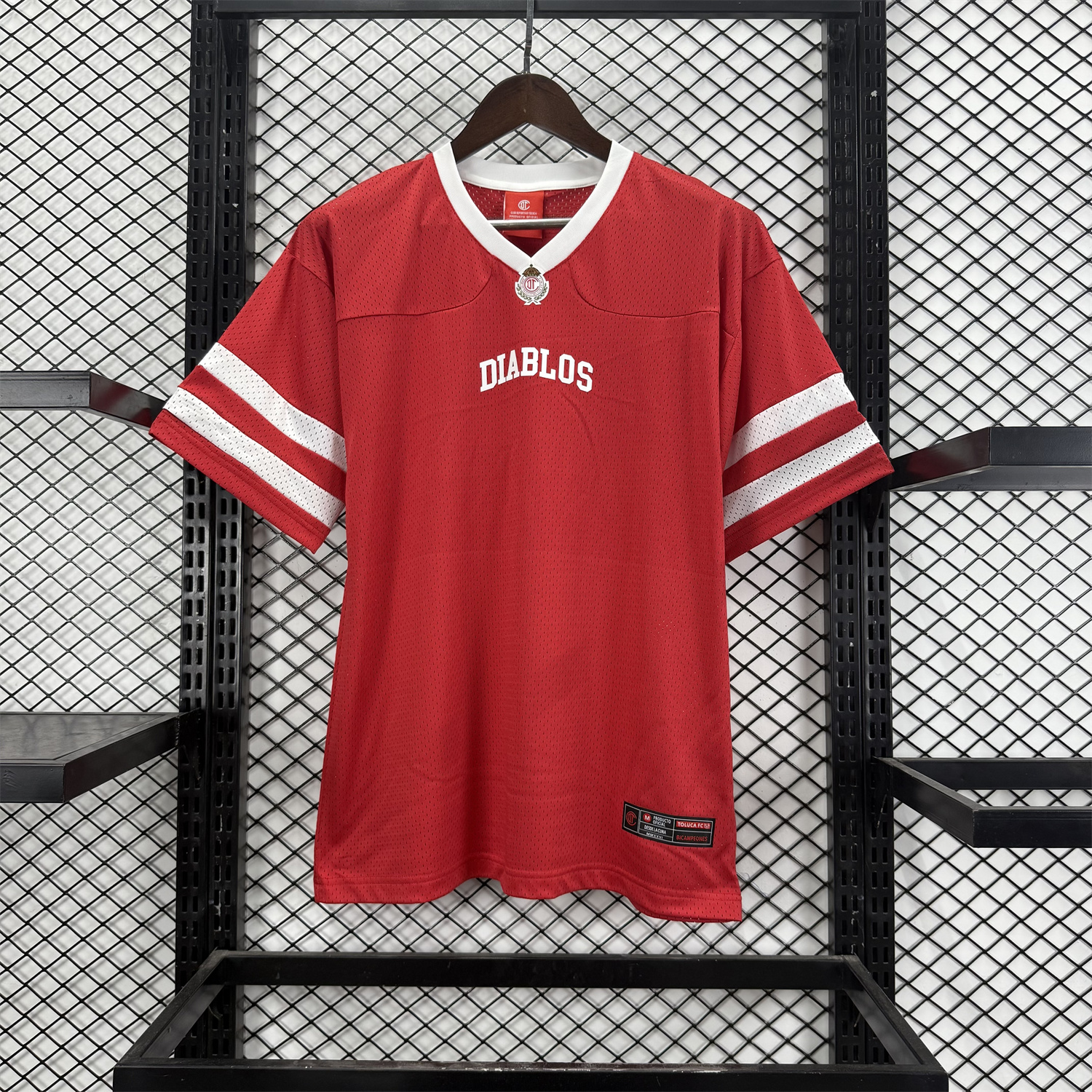 Toluca 25-26 Red Diablos Baseball Jersey - Unitedfutballjersey