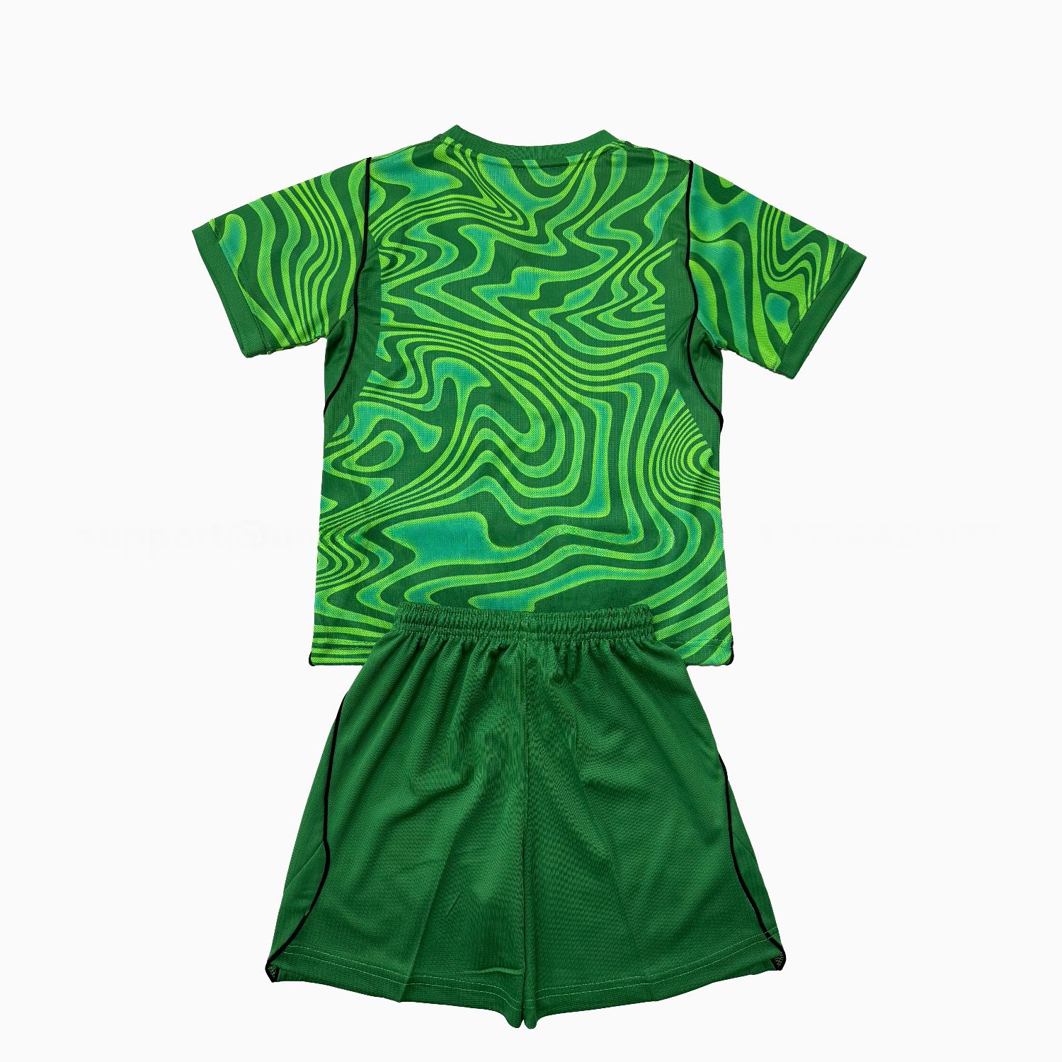 Brazil 2026 Green Goalkeeper Men's Adult Jersey Set - Fans Version - Unitedfutballjersey