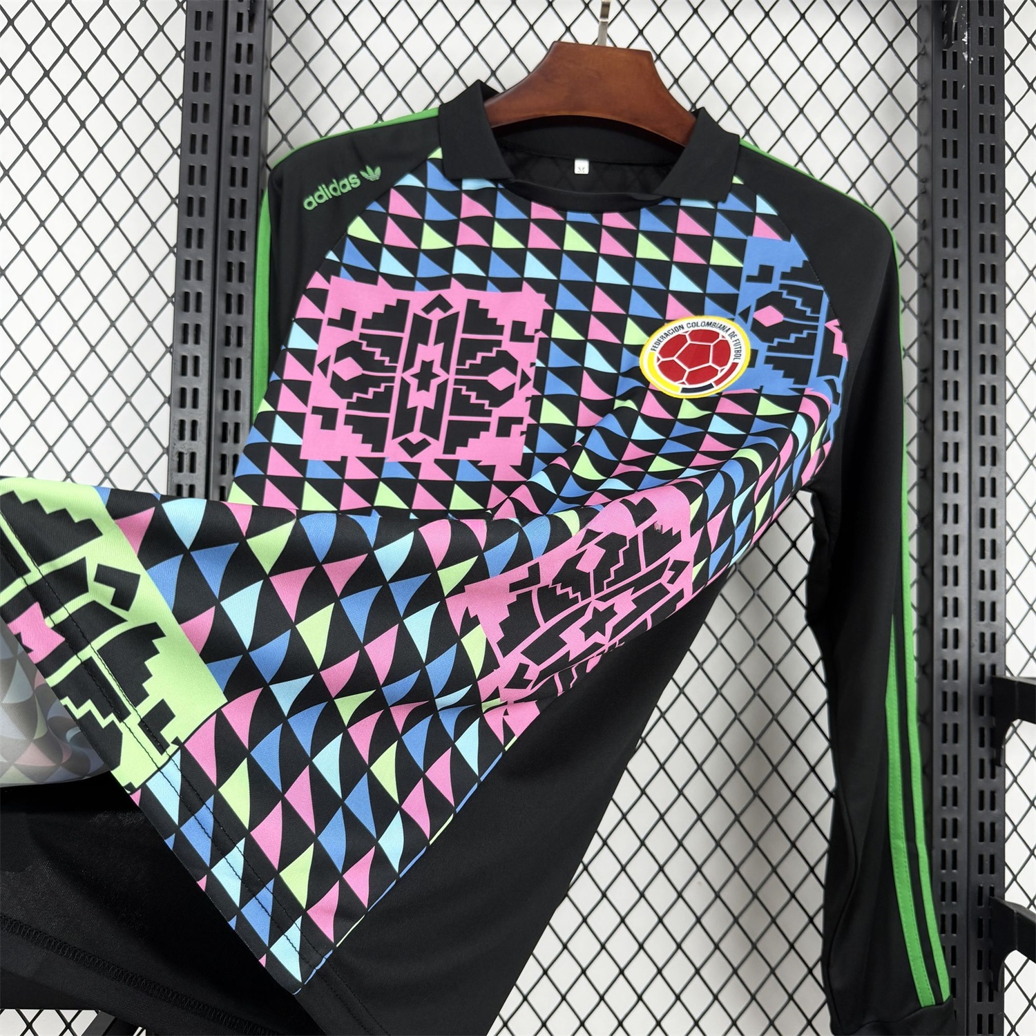 Retro Colombia 1990 Goalkeeper Long Sleeves Jersey - Fans Version - Unitedfutballjersey