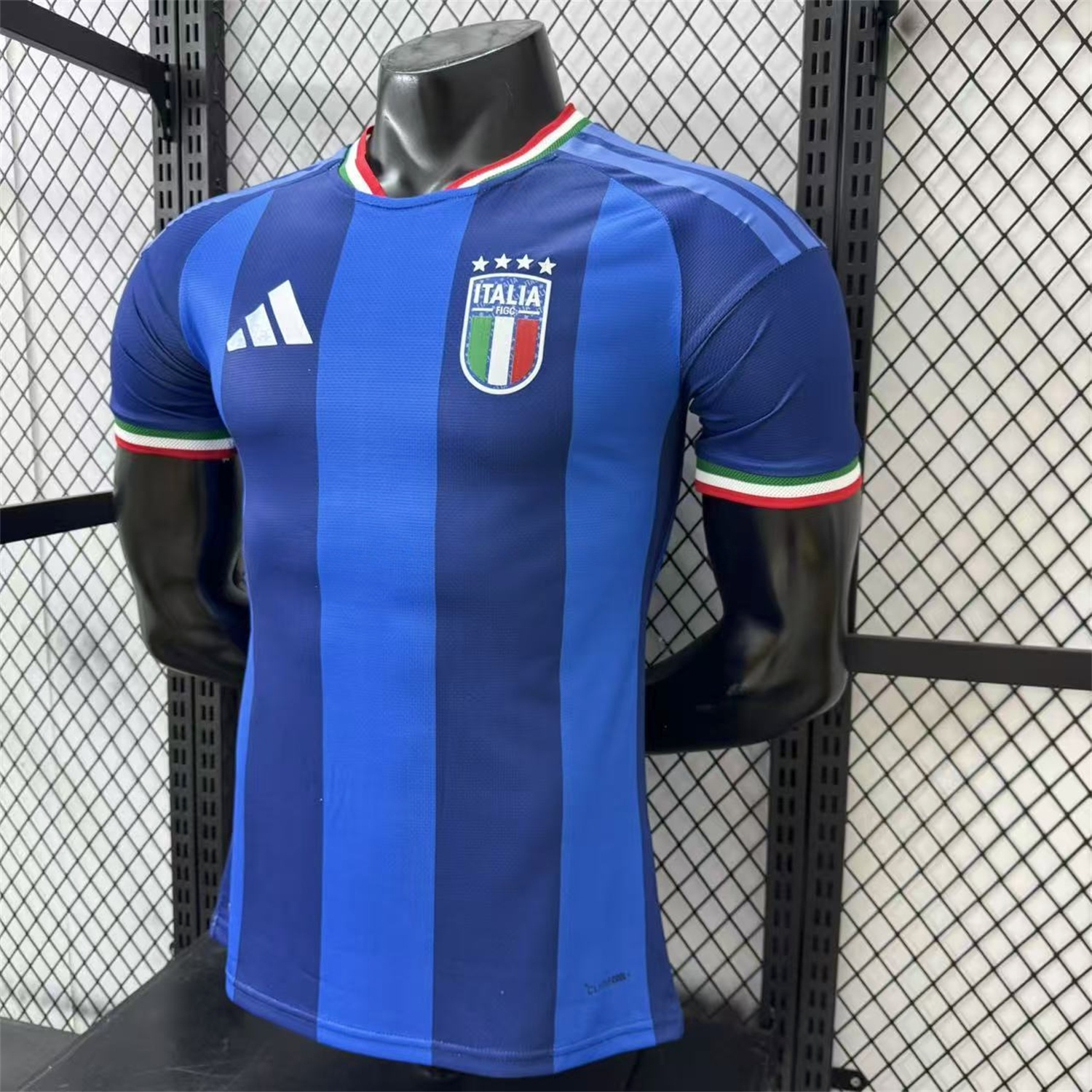 Italy 2026 Blue Vertical Stripes Special Jersey - Player Version - Unitedfutballjersey