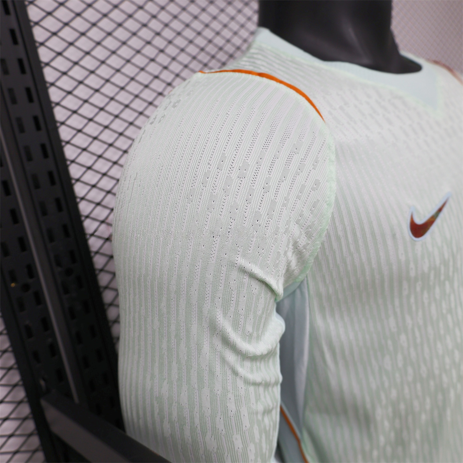 France 2026 Away Mint Green Long Sleeves Jersey - Player Version - Unitedfutballjersey