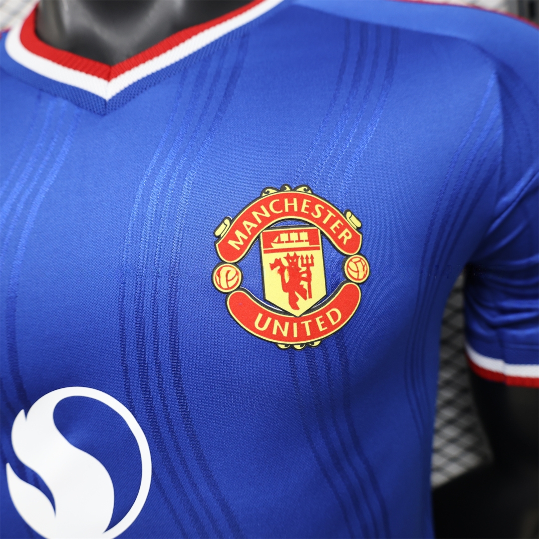 Manchester United 26-27 Snapdragon Blue Special Jersey - Player Version - Unitedfutballjersey