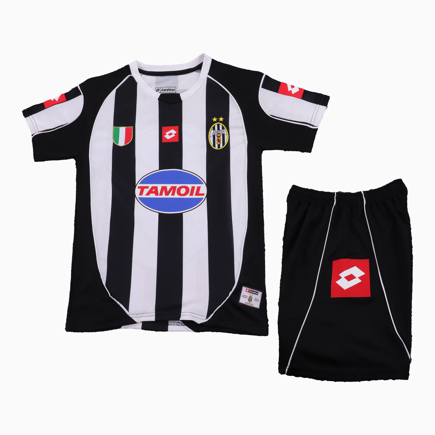 Retro Juventus 2002-03 Home Kids Kit - Unitedfutballjersey