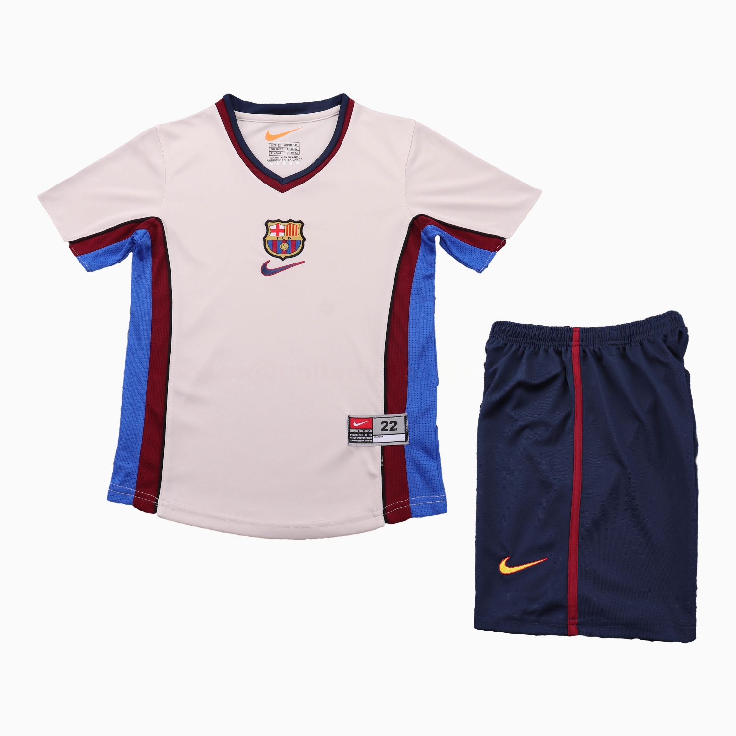 Retro Barcelona 1998-99 Away Kids Kit - Unitedfutballjersey