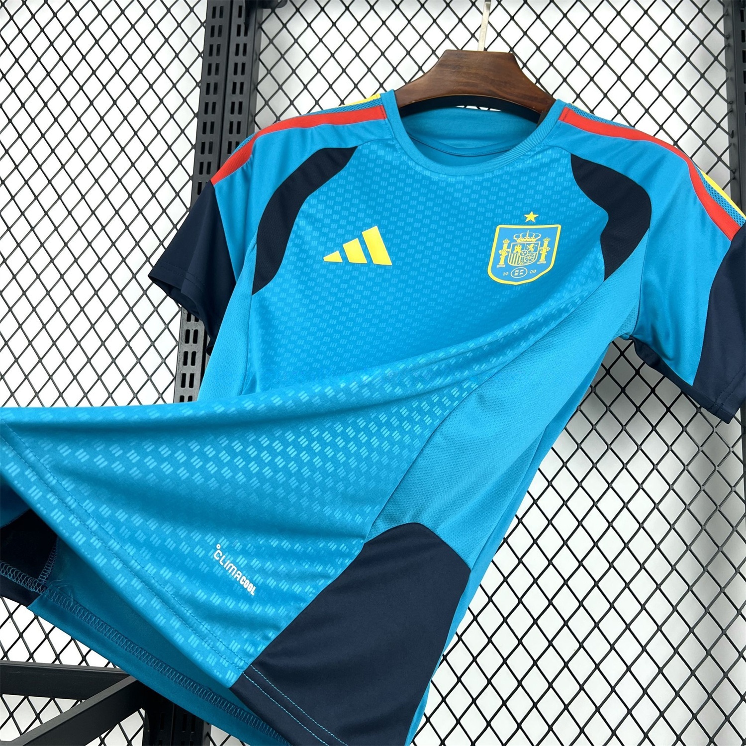 Spain 2026 Lake Blue Pre-Match Training Jersey - Fans Version - Unitedfutballjersey